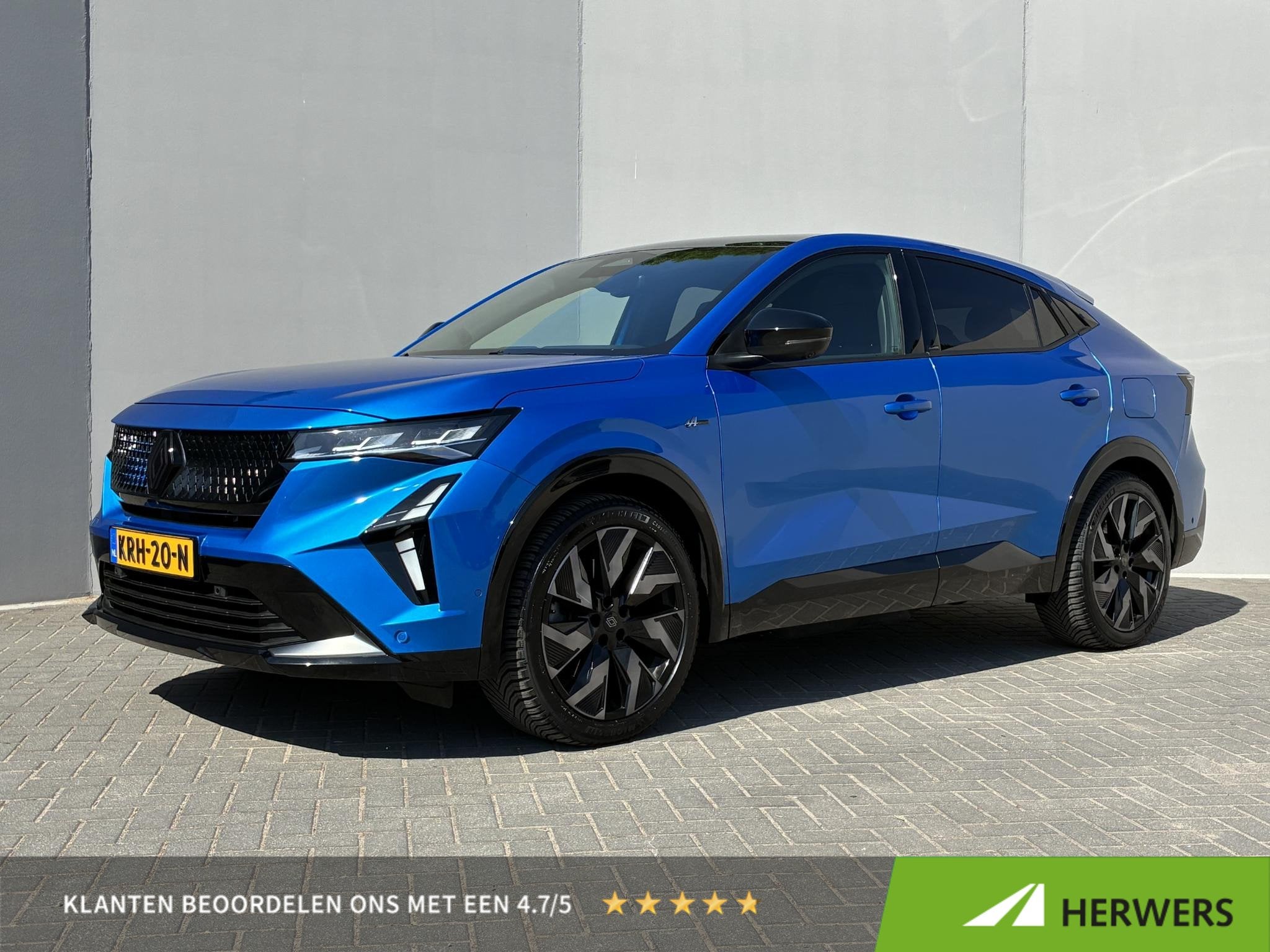 Renault Rafale E-Tech 4x4 plug-in hybrid 300 esprit Alpine /, Auto's, Automaat, Gebruikt, 1199 cc, Blauw