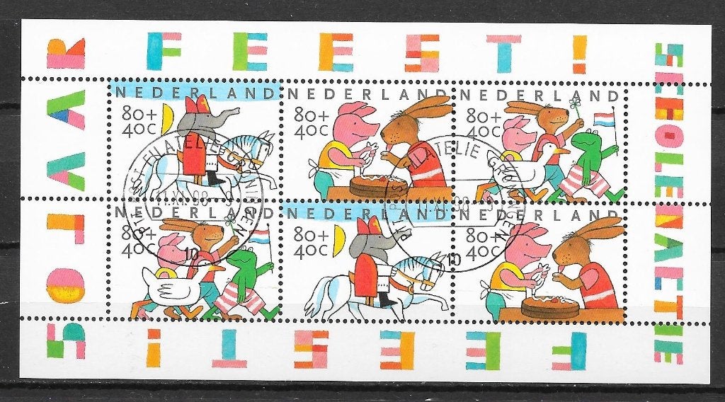 Blok 1787 gebruikt cw 7,20, Postzegels en Munten, Postzegels | Nederland, Ophalen of Verzenden