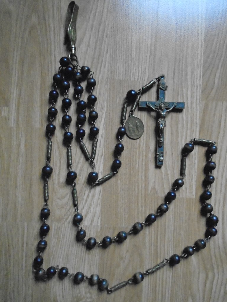 Rozenkrans crucifix corpus Christi 43 stuks, Ophalen of Verzenden, Gebruikt, Christendom | Katholiek
