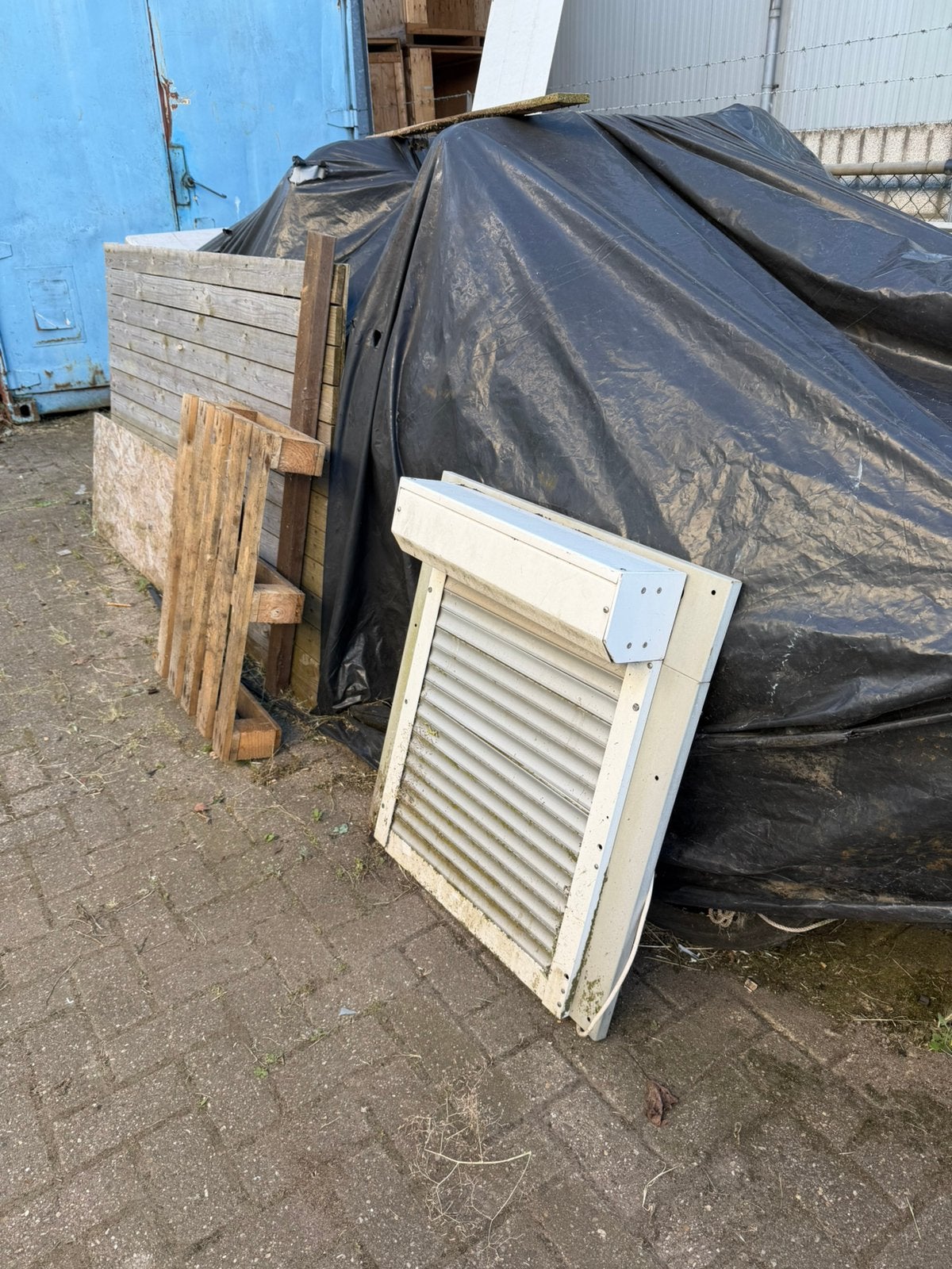 Kleine rolluik, Ophalen, Gebruikt, Minder dan 100 cm, Wit