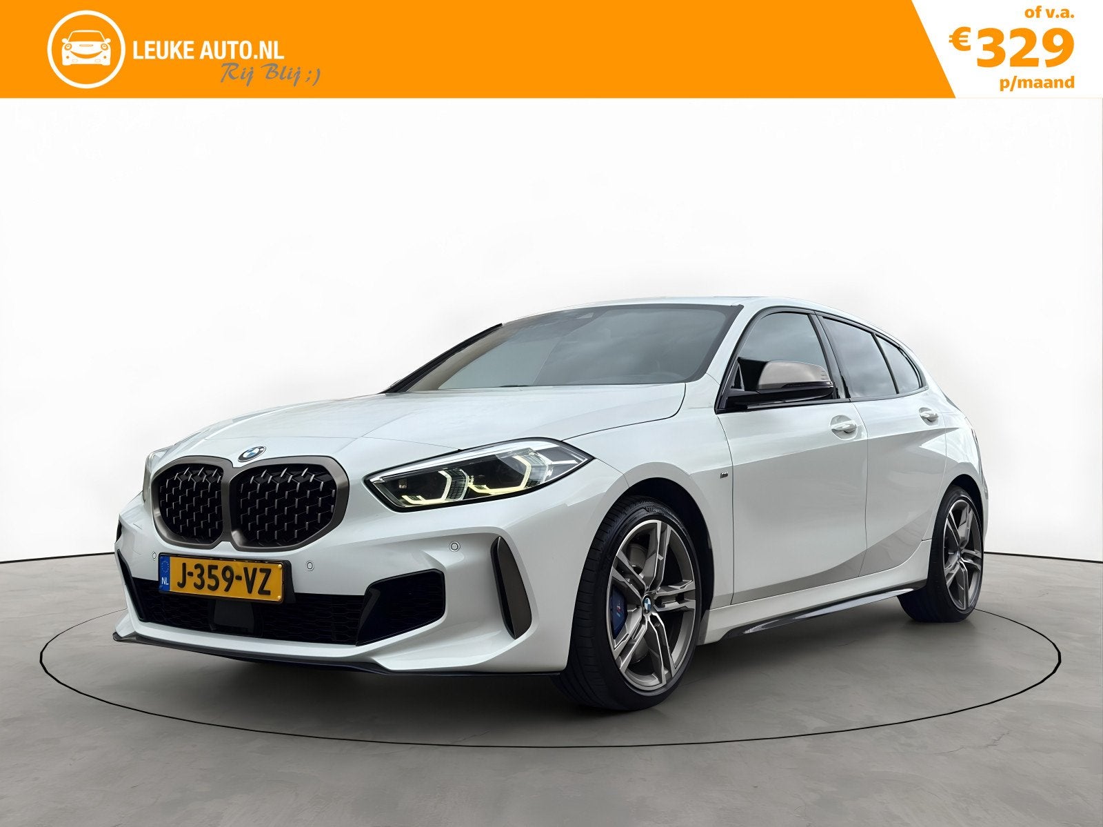 BMW 1 Serie M135i 306PK XDrive High Executive Schaalstoelen, Auto's, 1998 cc, 15 km/l, Gebruikt, 4 cilinders