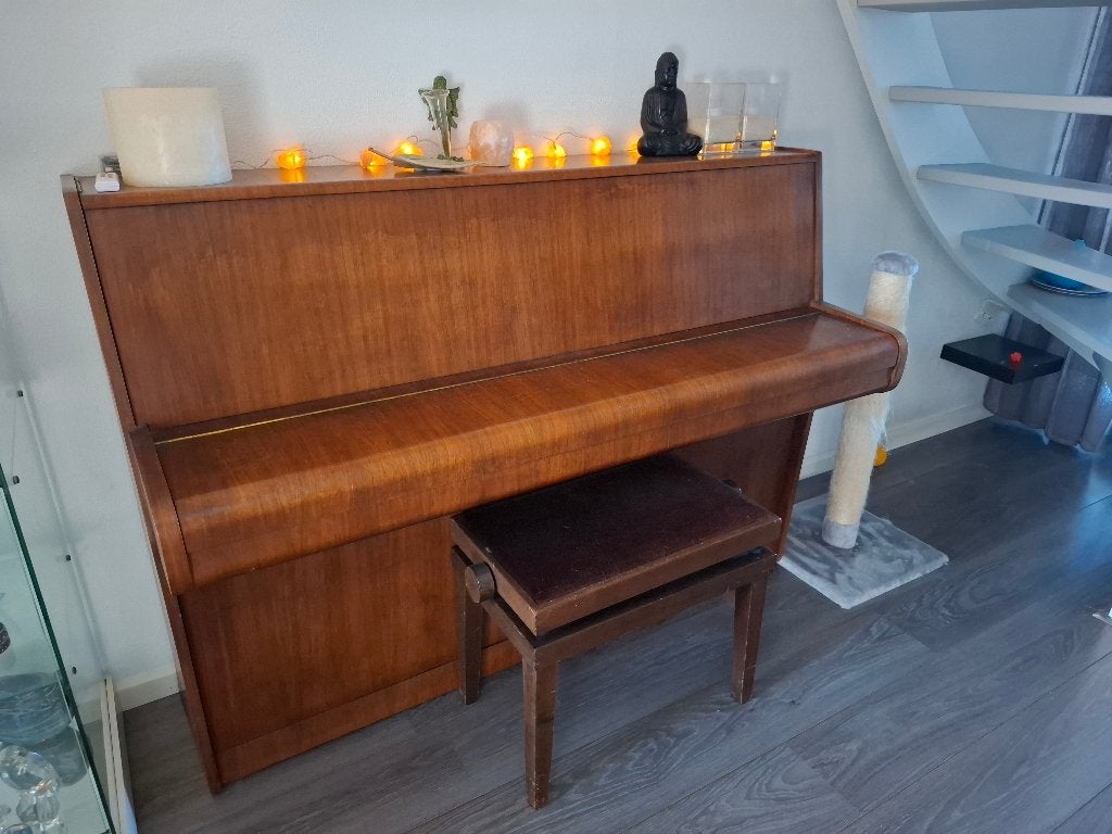 Piano, Ophalen, Gebruikt, Bruin, Piano