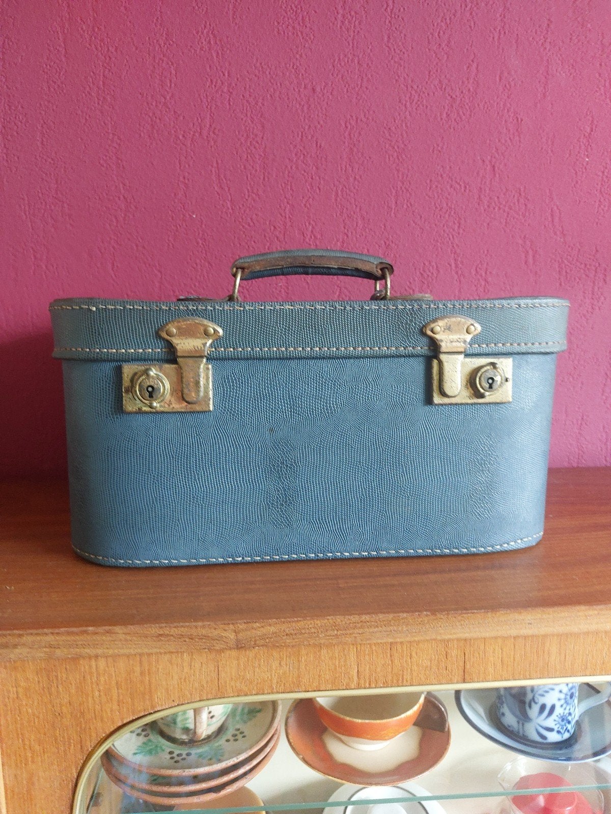 Oude beautycase koffer!, Ophalen of Verzenden, Huis en Inrichting