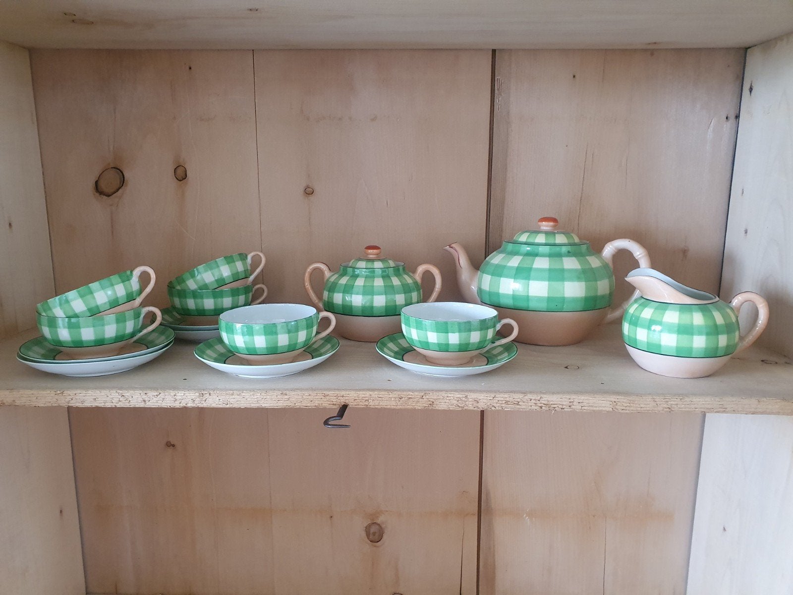 Vintage Japans Lusterware Theeservies, Ophalen