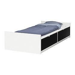 Ikea Flaxa/Odda bed met 2 lades., Ophalen, Gebruikt, 90 cm, Eenpersoons