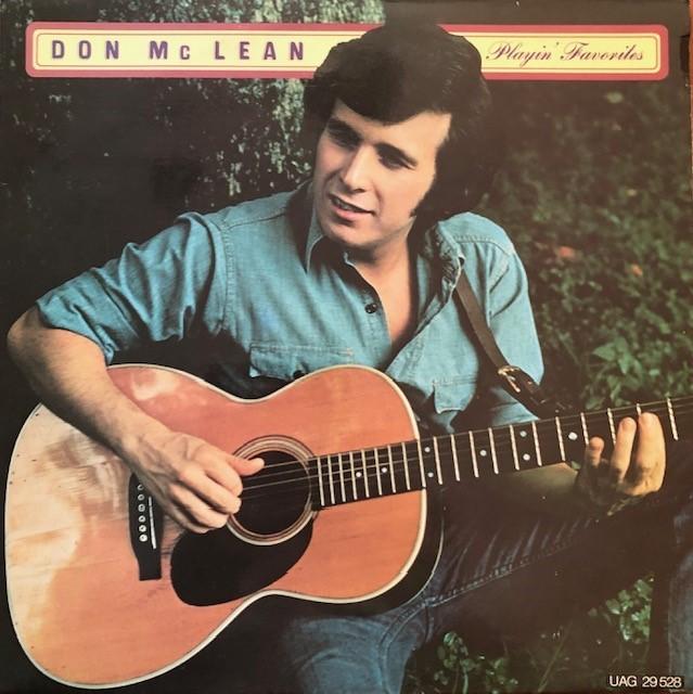 DON McLEAN LP: PLAYIN' FAVORITES, Ophalen of Verzenden, Gebruikt, 12 inch