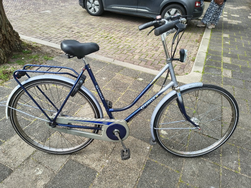 Damesfiets Gazelle, Fietsen en Brommers, Fietsen | Dames | Damesfietsen, Ophalen, Gebruikt, Versnellingen, 56 cm of meer