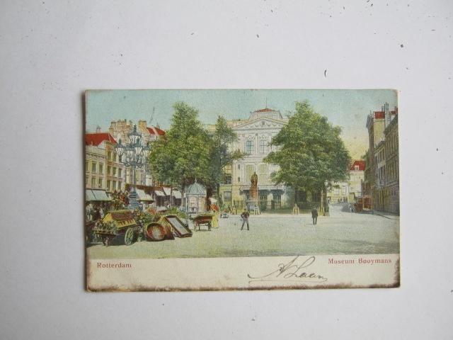 Ansichtkaarten Nederland, TC 4-73 Rotterdam, Museum Booym., Verzamelen, Verzenden, Voor 1920, Gelopen, Zuid-Holland