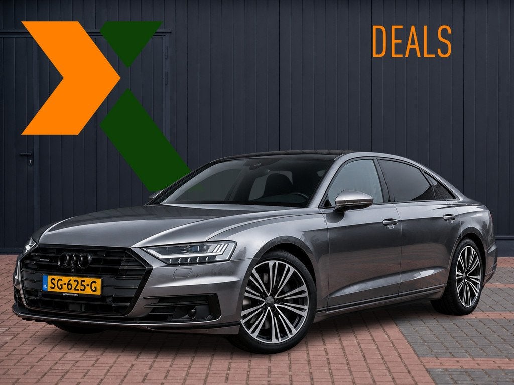 Audi A8 L 55 TFSI quattro Lang Pro+ | B&O Advanced High | Ac, Auto's, Audi, Dealer onderhouden, Gebruikt, Bedrijf, Vierwielaandrijving