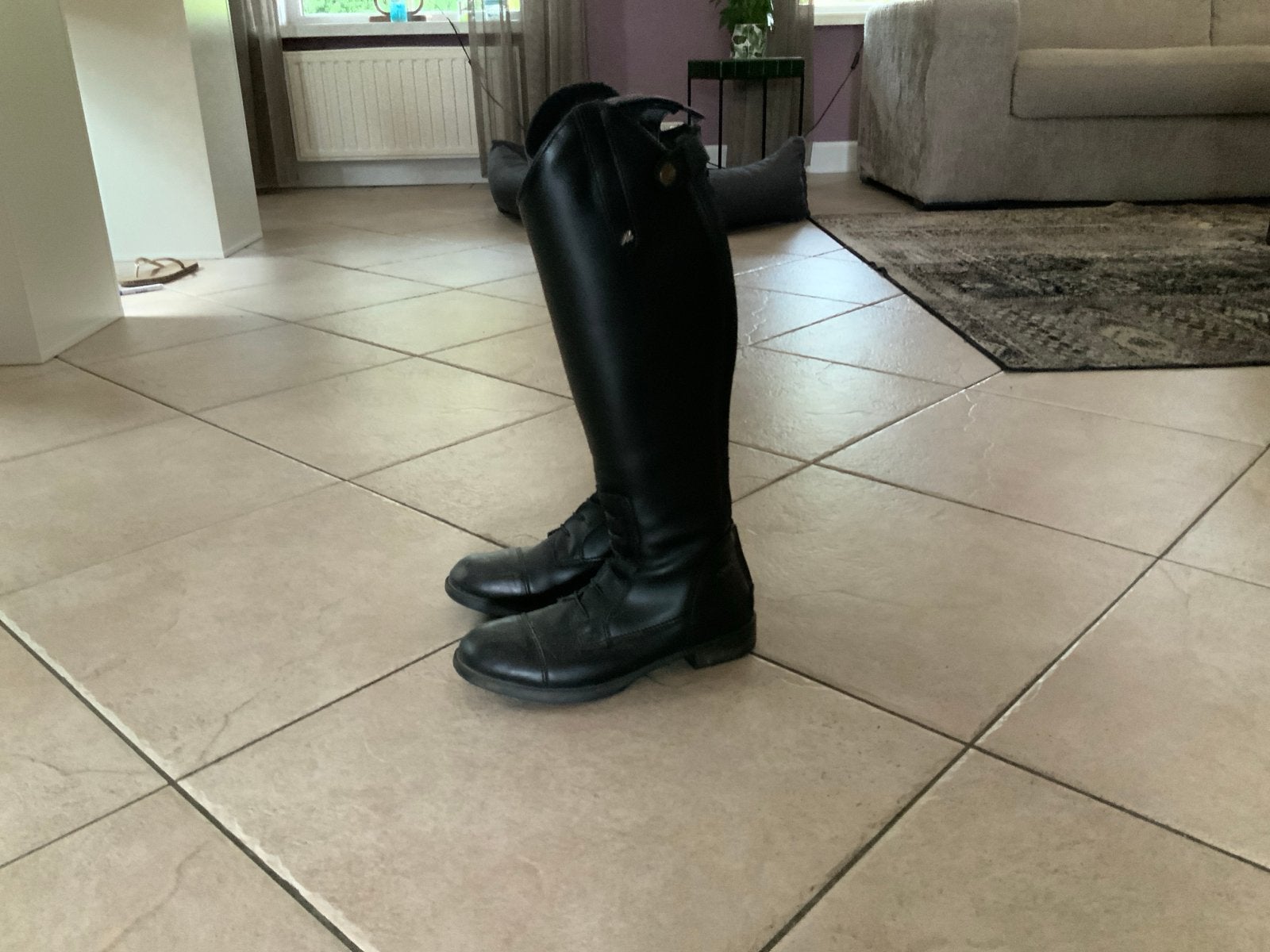Mooie rijlaarzen maat 36 merk modoni zwart, Ophalen of Verzenden, Dressuur, Schoeisel