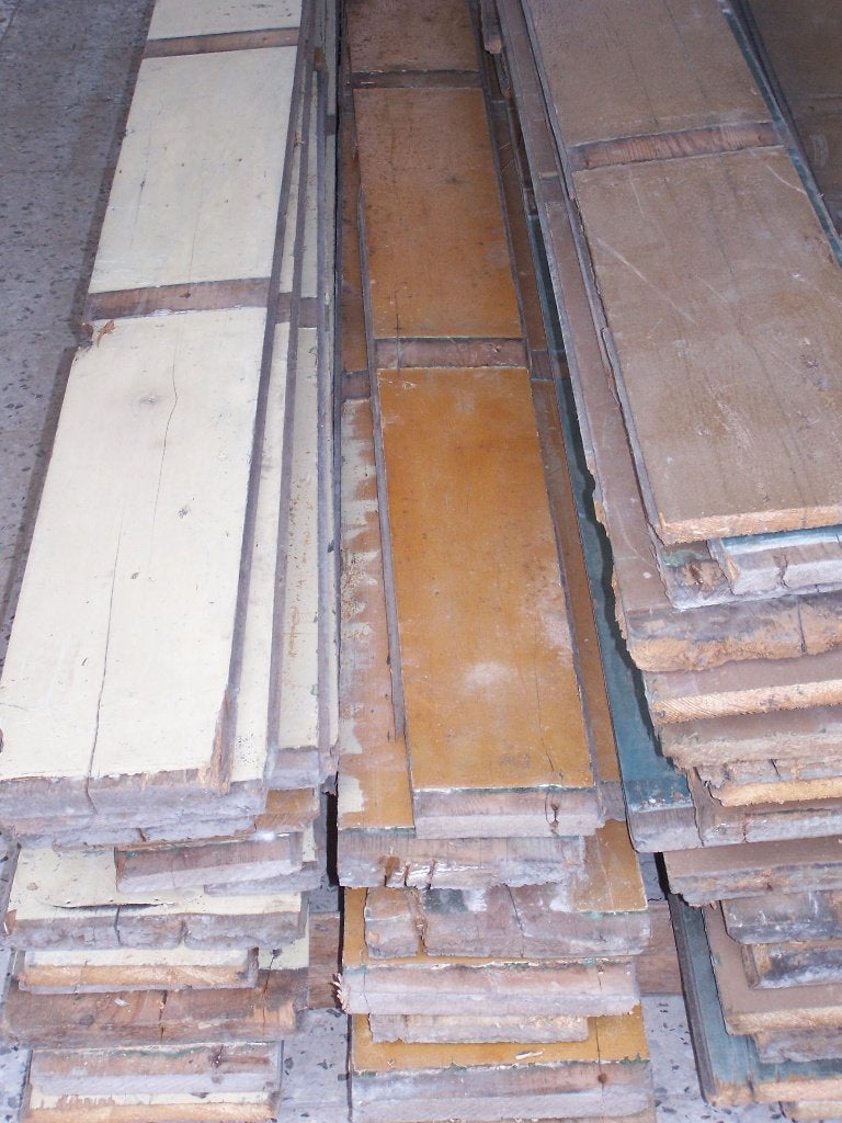 Gezocht gevraagd sloophout planken met verfresten., Doe-het-zelf en Verbouw, Hout en Planken, Ophalen, Minder dan 25 mm, Nieuw
