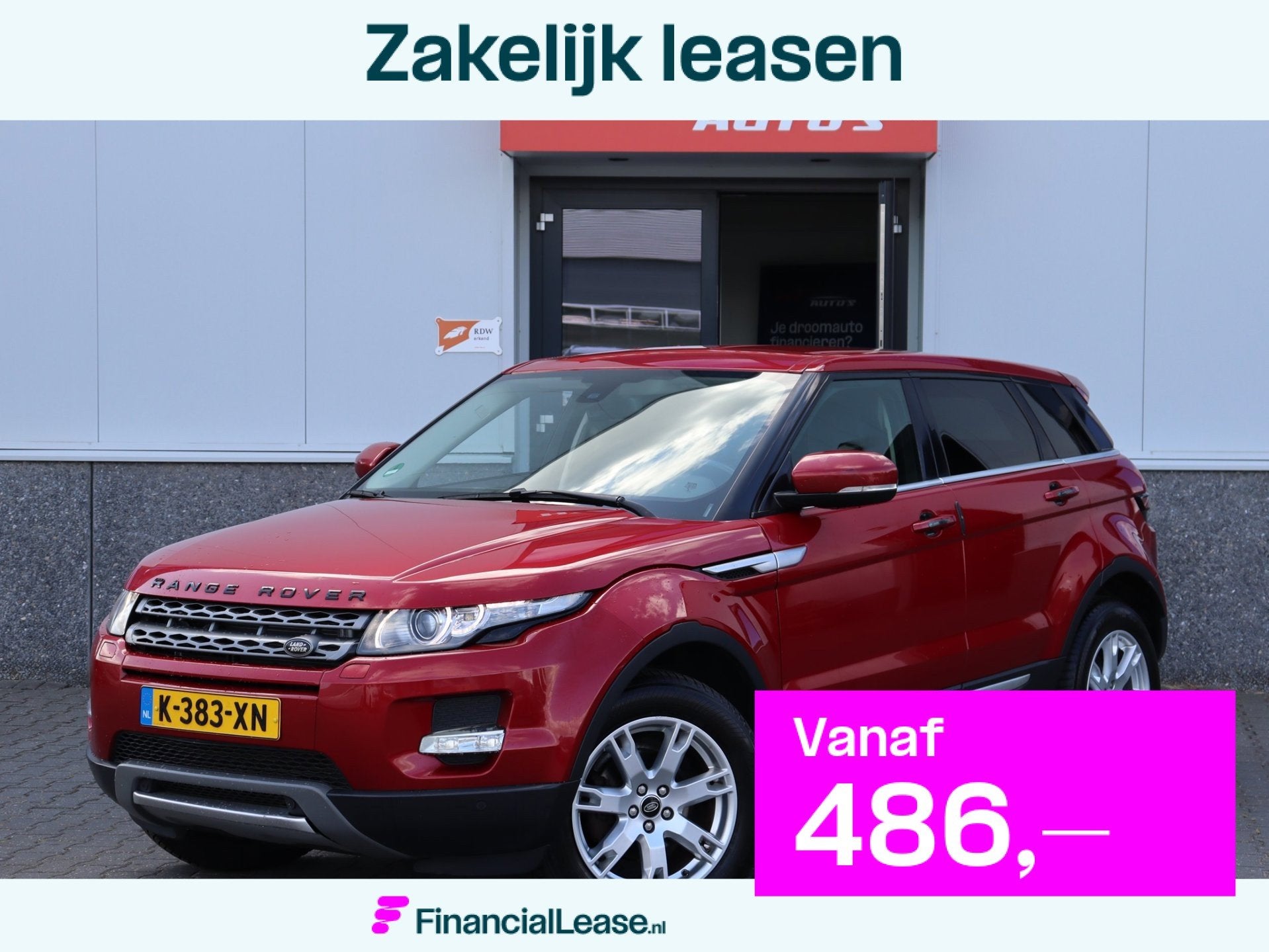 Land Rover Range Rover Evoque 2.0 Si 4WD Prestige automaat L, Automaat, Euro 5, 4 cilinders, Bedrijf