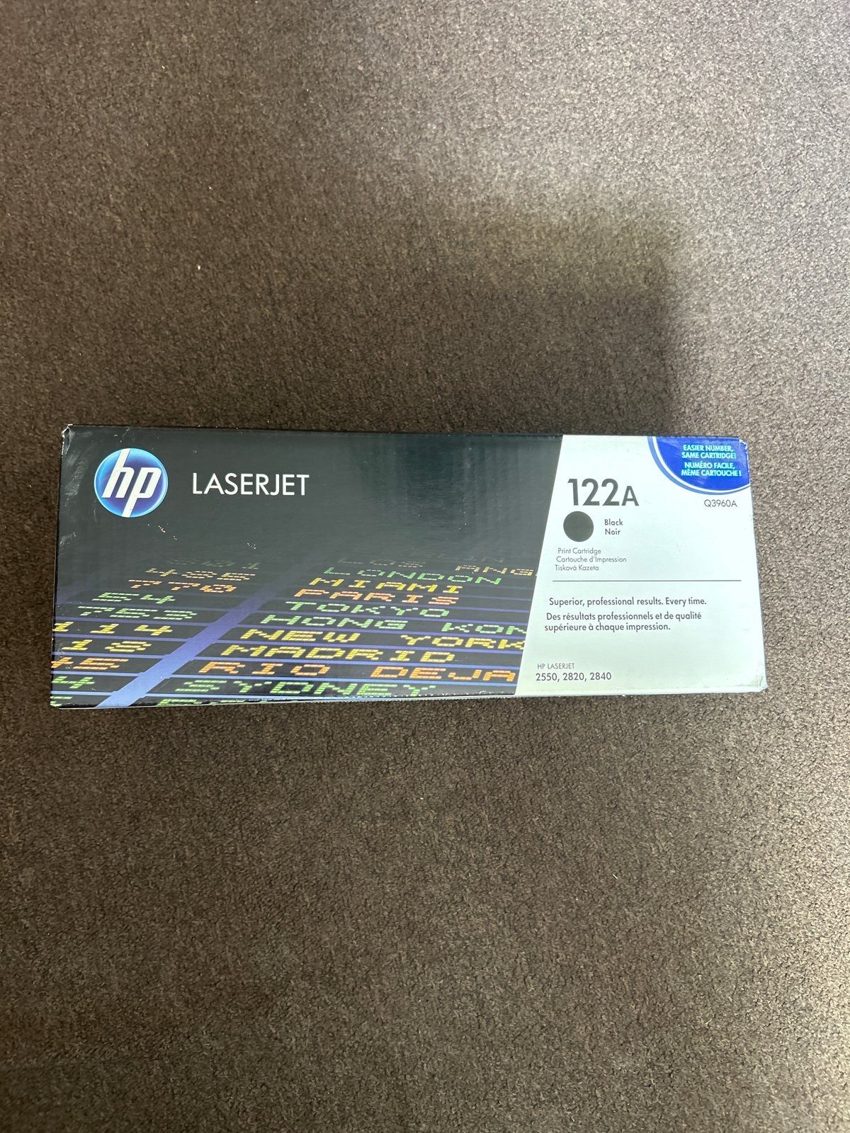 HP LaserJet 122A Zwarte Toner Cartridge Q3960A Nieuw Geseald, Ophalen of Verzenden, Nieuw, Toner