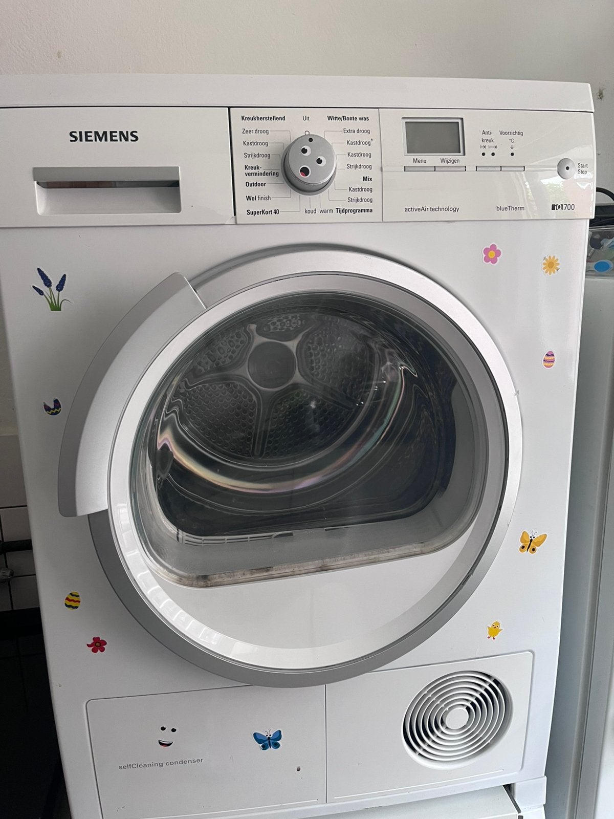 Siemens condensdroger - WT47O170NL, Witgoed en Apparatuur, Wasdrogers, Ophalen, Wolprogramma, 6 tot 8 kg, Gebruikt