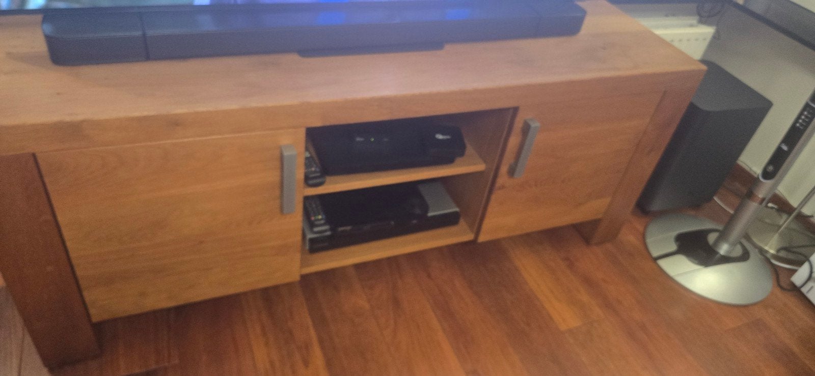 Koopmans TV-meubel 1403 160br CBM341 (160 x 62 x 52 cm ), 150 tot 200 cm, Eikenhout, Ophalen of Verzenden, Zo goed als nieuw