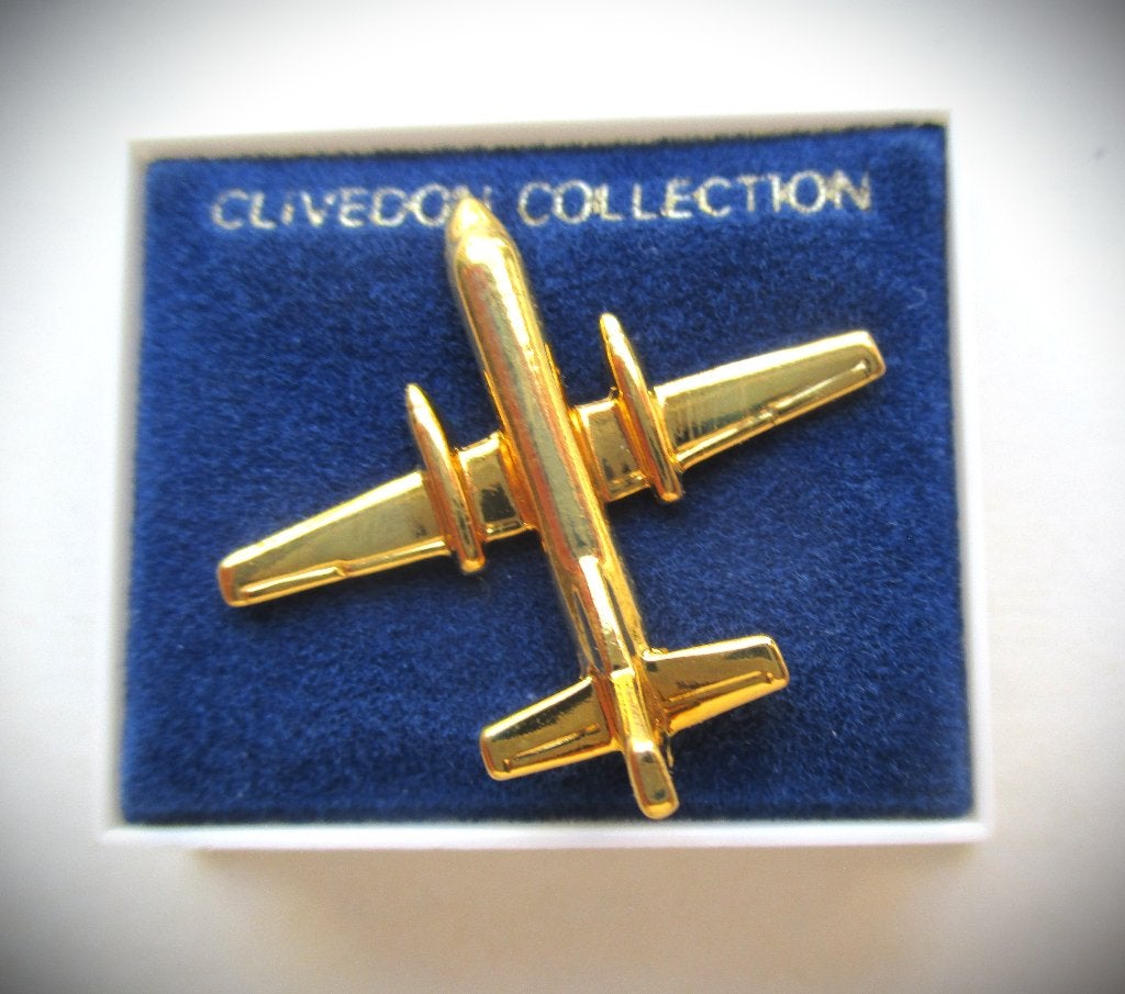 Vliegtuig~Blad goud~Saab~Clivedon Collectie, Ophalen of Verzenden, Nieuw, Overige typen