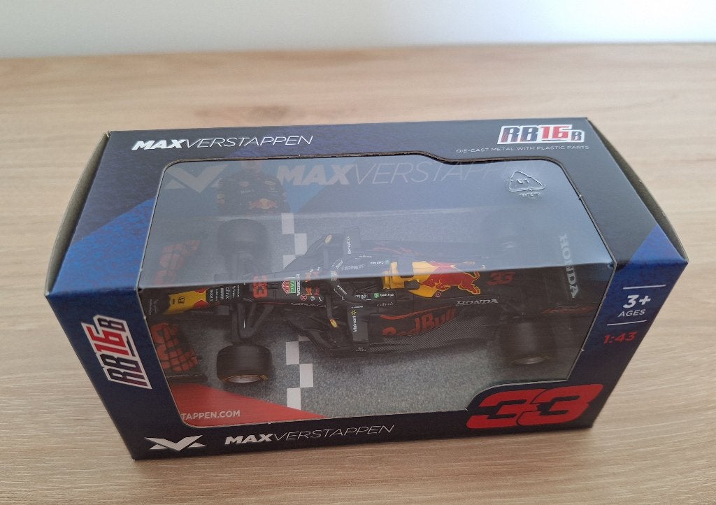 Max Verstappen World Champion 2021 Burago 1:43 NIEUW, Ophalen of Verzenden, Nieuw, Auto, Overige merken
