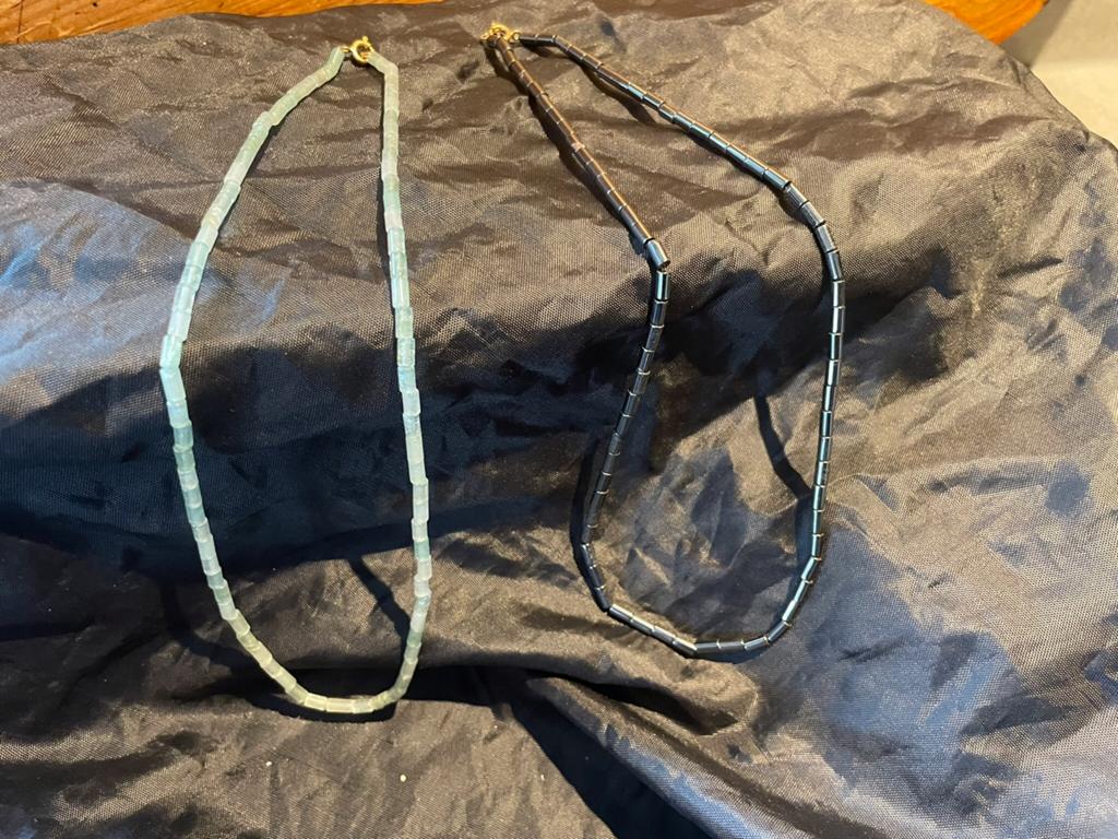 Collier edelsteen, Ophalen of Verzenden, Zo goed als nieuw