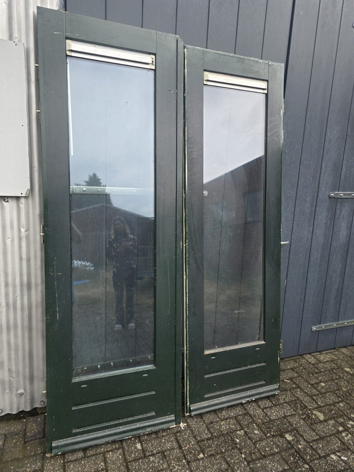 tuindeuren, Ophalen, Gevelraam of Ruit, Dubbelglas, 160 cm of meer