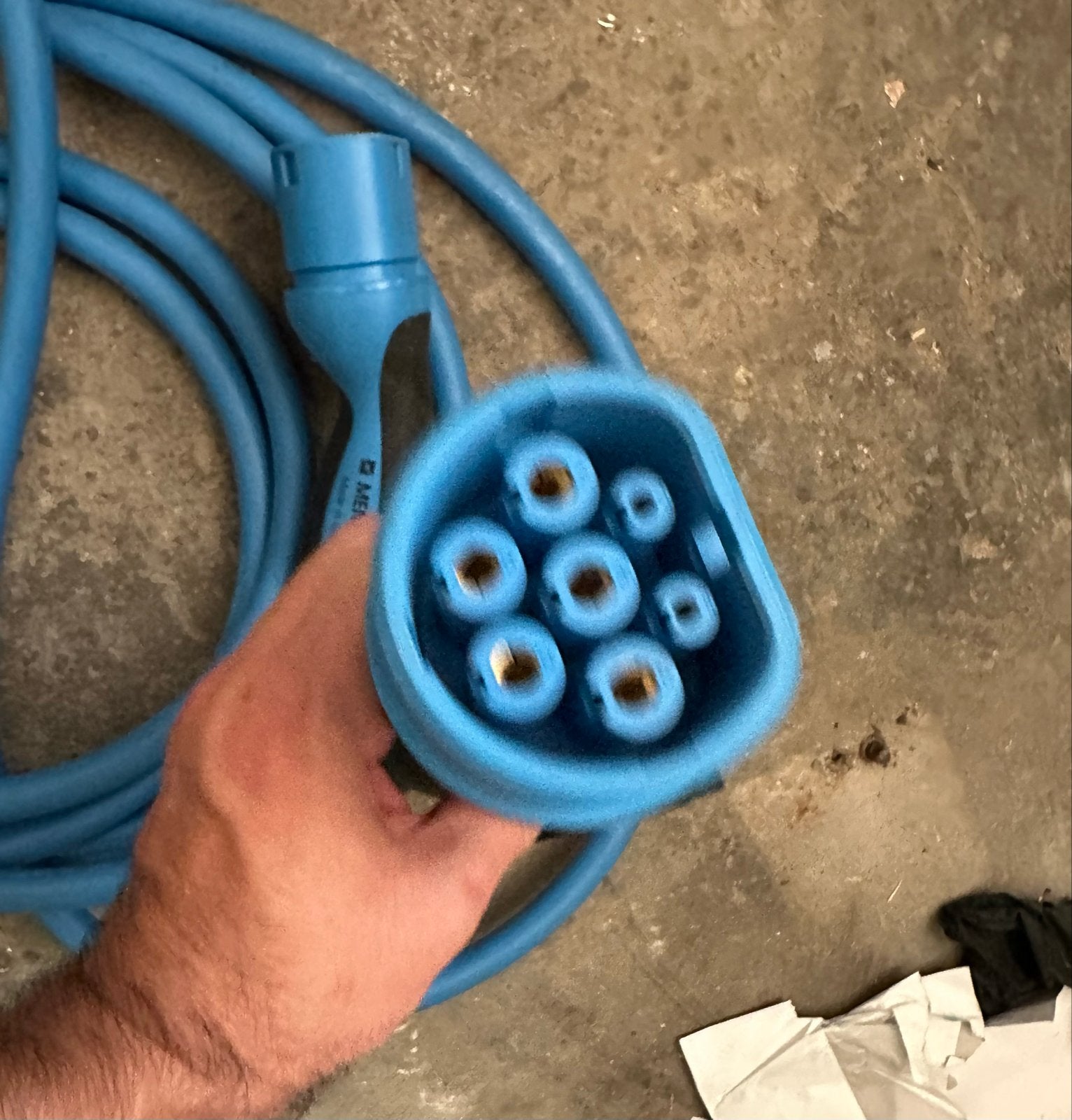 Mennekes Type 2 laadkabel voor elektrische auto's, Ophalen of Verzenden, Gebruikt, Laadkabel