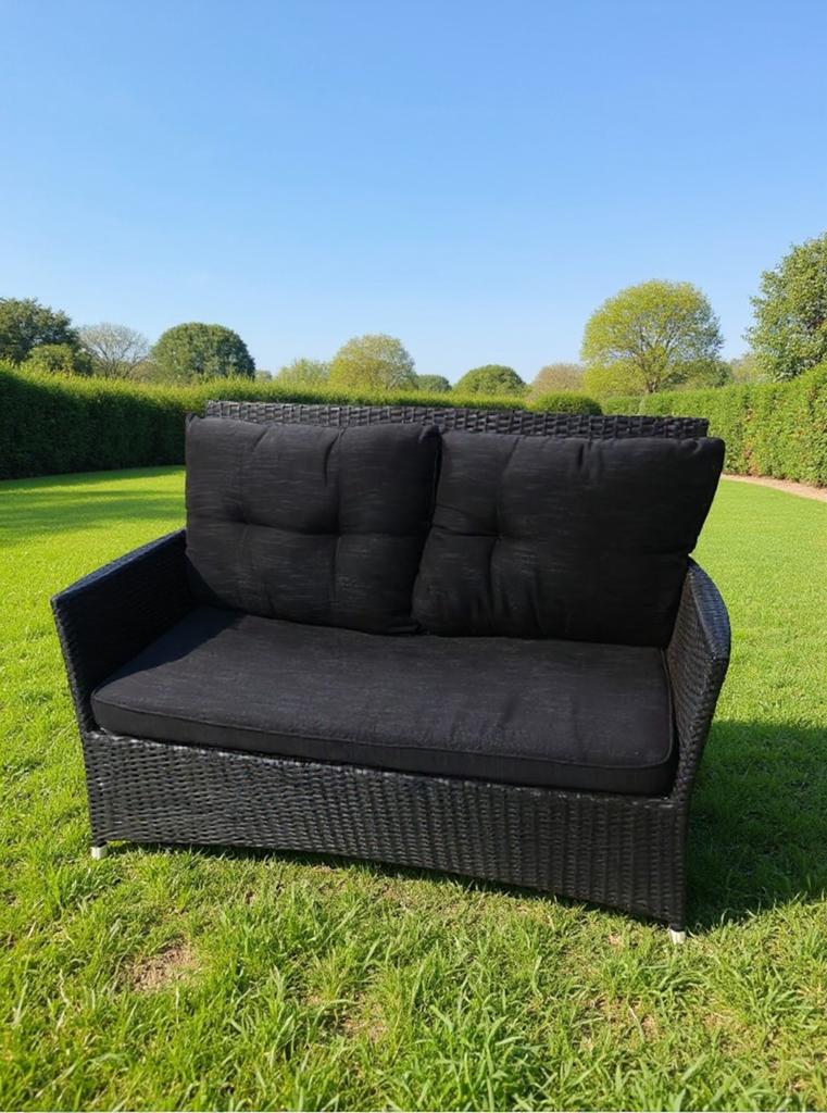 Tuinbank te koop  nog zo goed als nieuw, Ophalen, Zo goed als nieuw, Kunststof