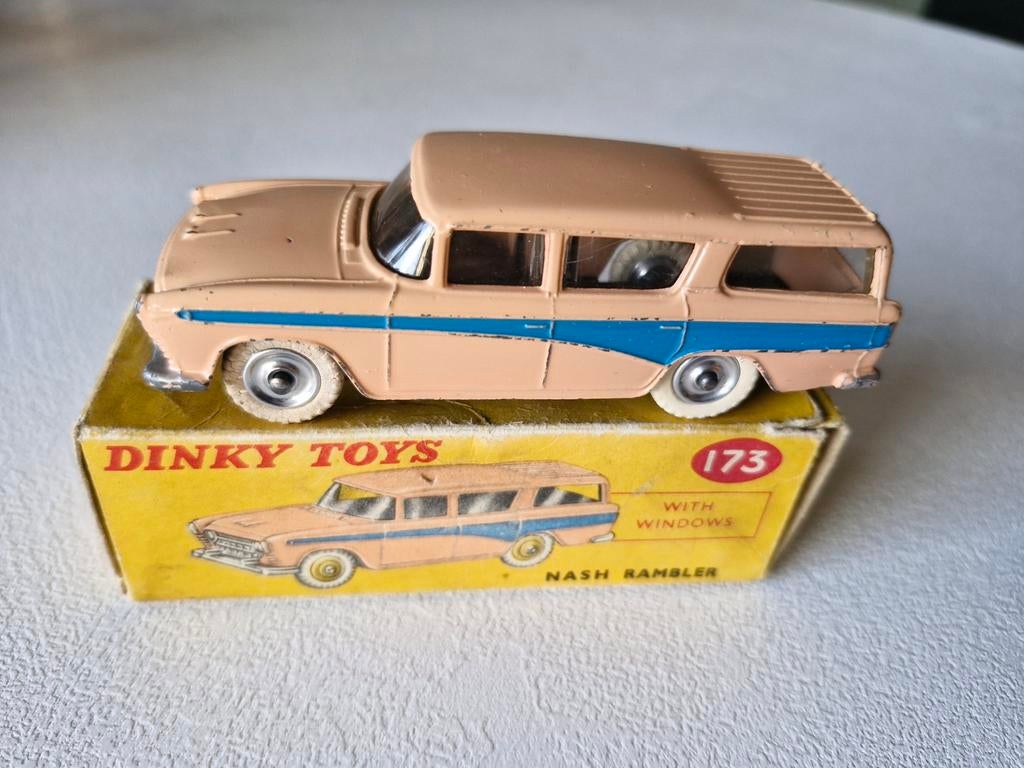 Dinky Toys no. 173 Nash Rambler met het originele doosje, Ophalen of Verzenden, Zo goed als nieuw, Auto, Dinky Toys