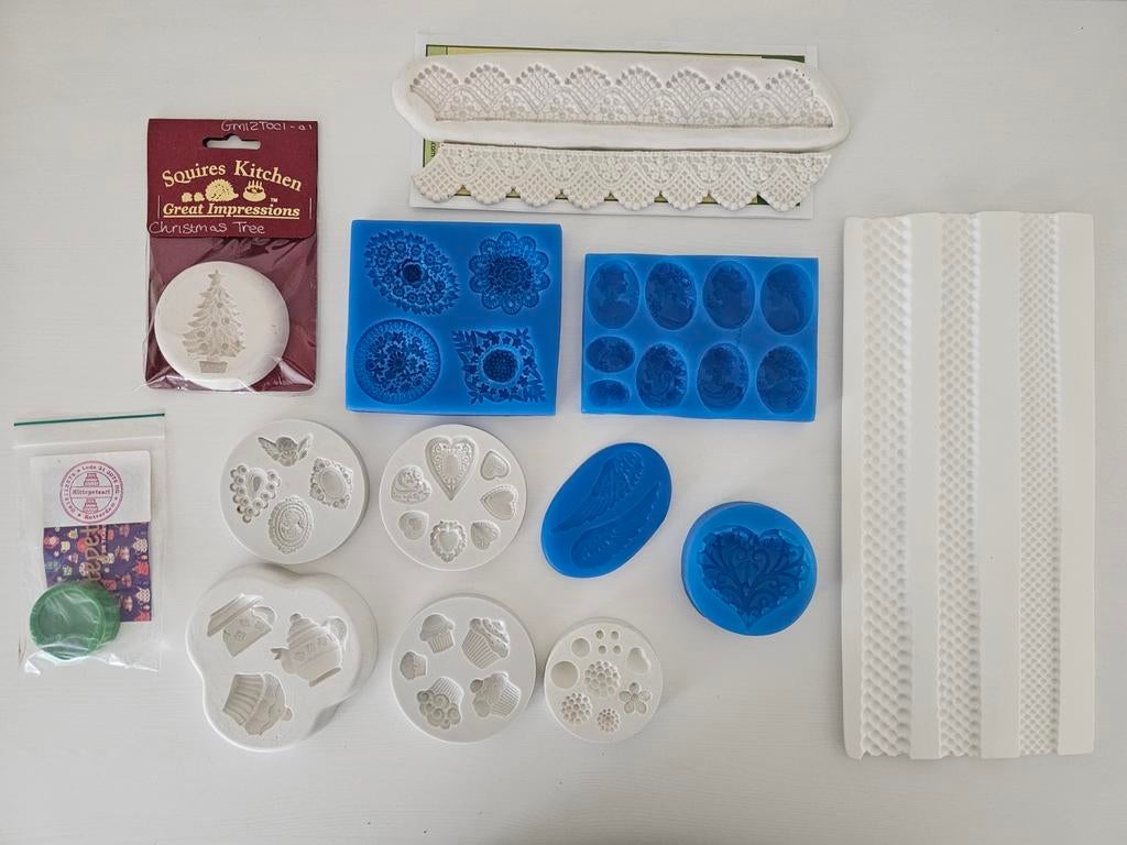 Siliconen mallen molds, Ophalen of Verzenden, Taarten of Cupcakes