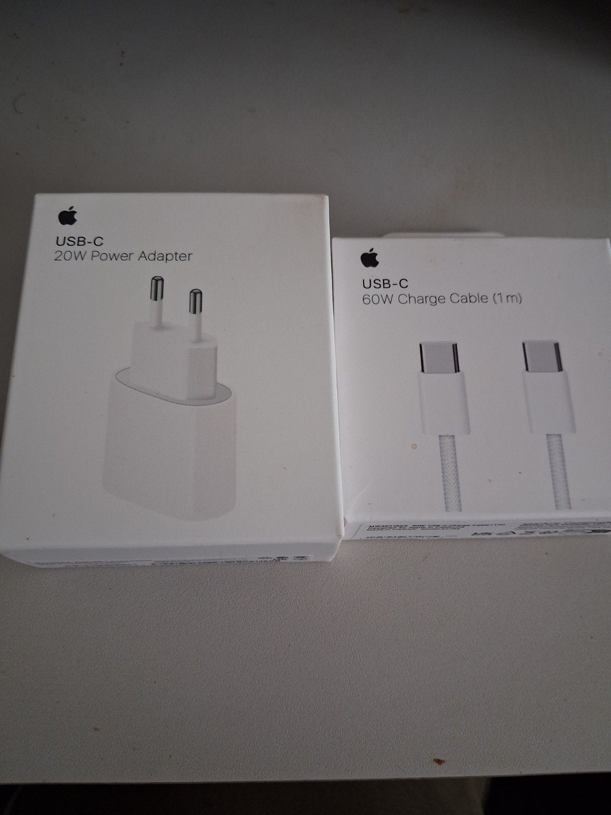 Apple USB-C 20W Power Adapter & 60W Oplaadkabel (1m), Apple, Apple Inc., Adapter, Nieuw