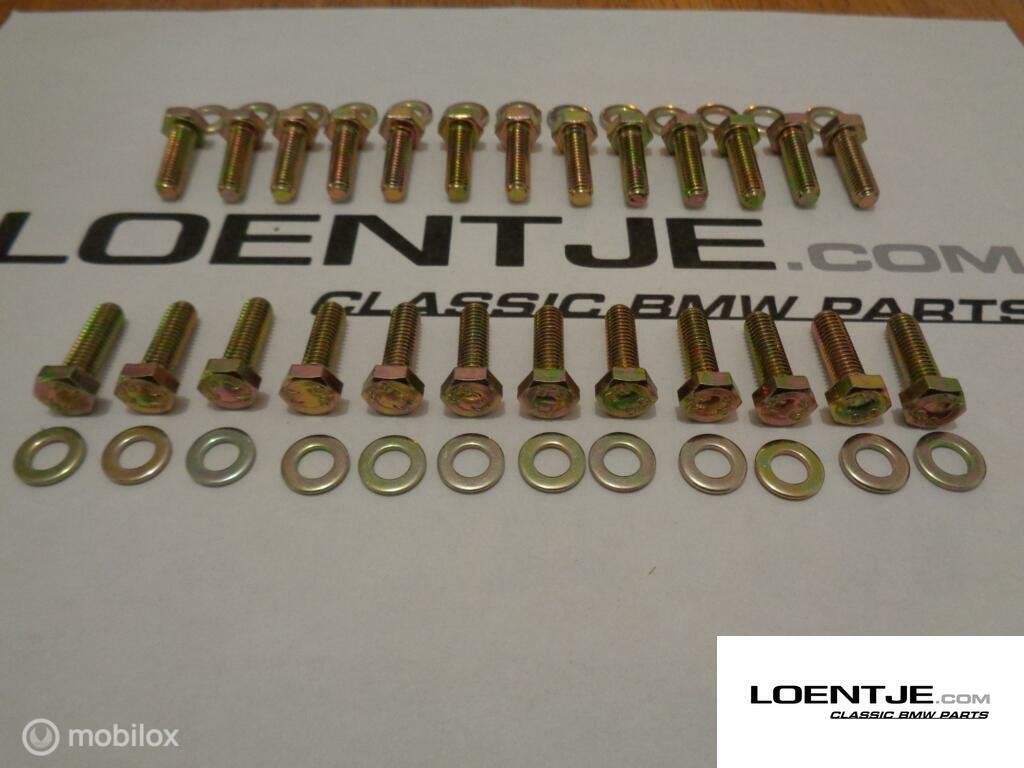 Boutenset carterpan geel verzinkt BMW m20 e30 e34, Auto-onderdelen, Gebruikt, Ophalen of Verzenden, BMW, BMW