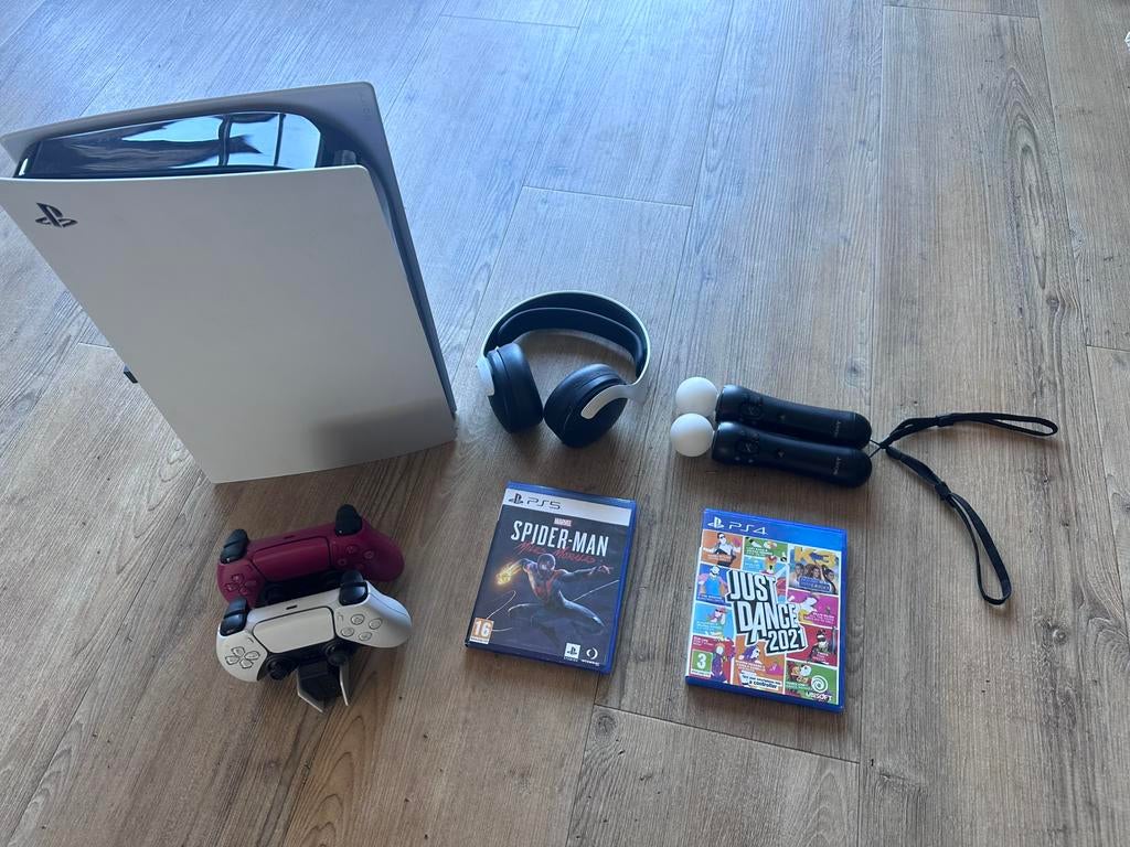 PlayStation 5 DISC + extras, Ophalen, Gebruikt, Playstation 5