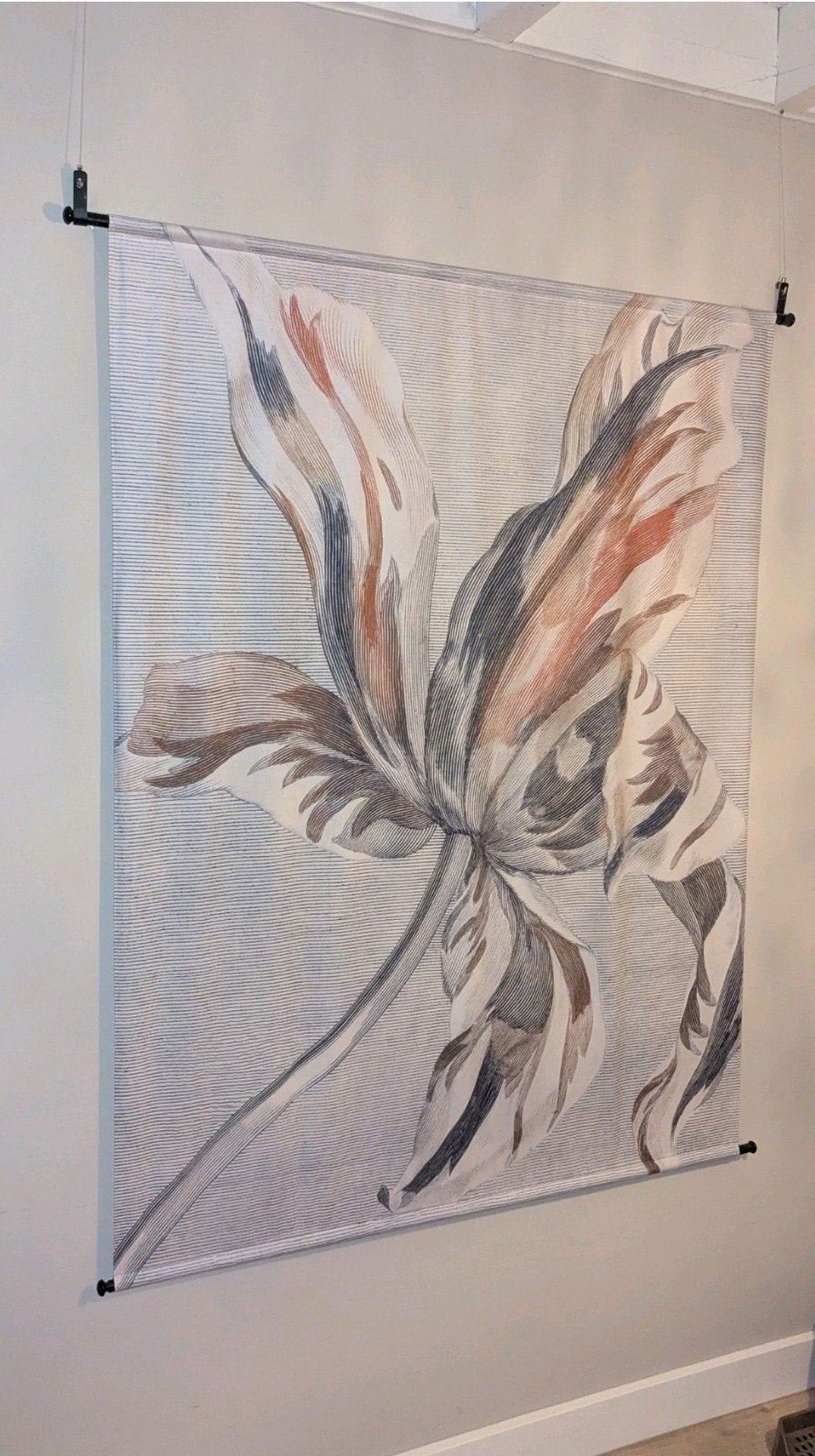 Groot wandkleed, Ophalen