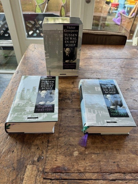 Tussen De Wal En Het Schip Set In Cassette Dagboek 1945-1959, Boeken, Tweede Wereldoorlog, Victor Klemperer, Ophalen of Verzenden