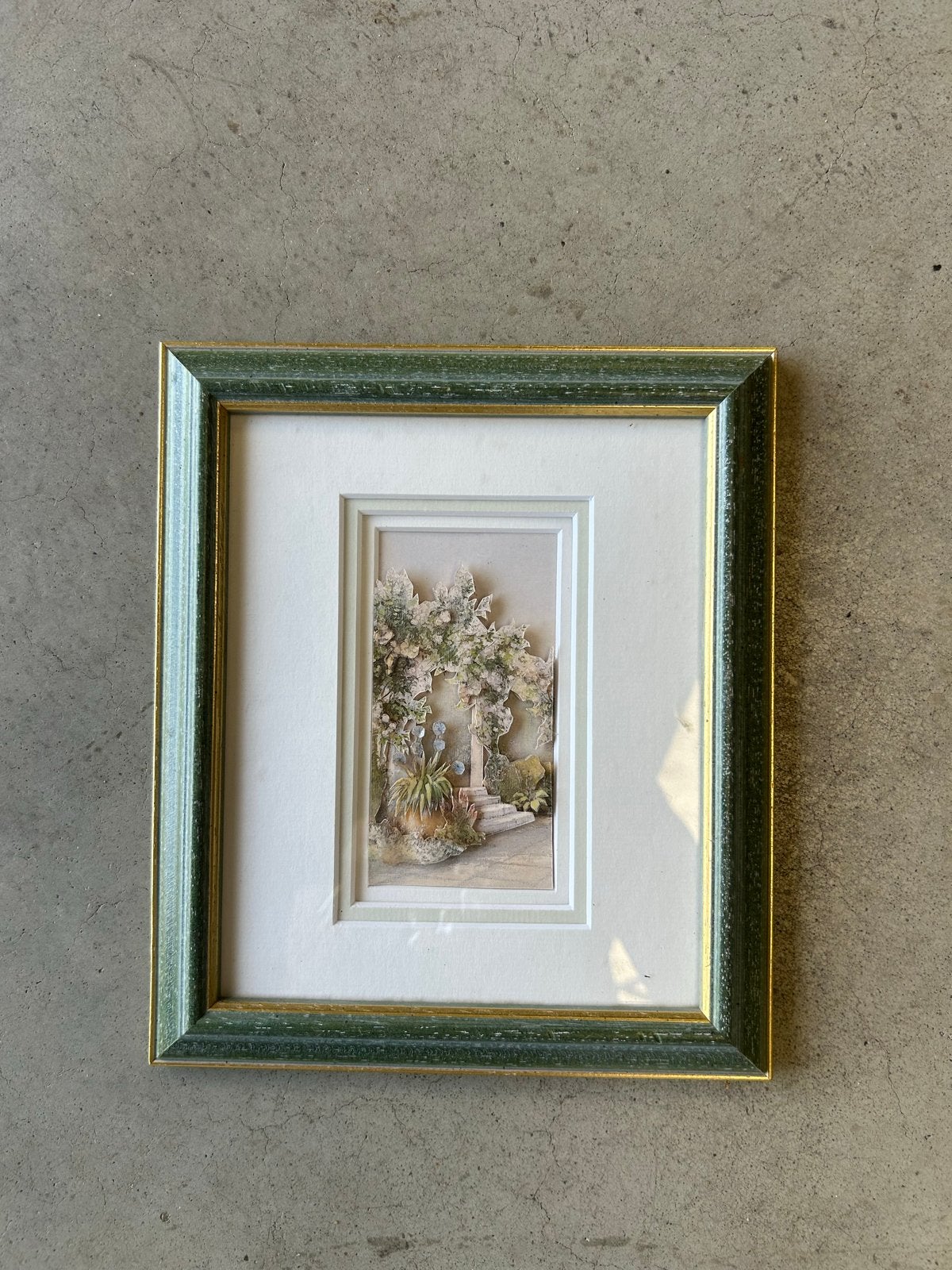 Retro 3D Schilderij - Handgemaakt, Antiek en Kunst, Kunst | Schilderijen | Klassiek, Ophalen of Verzenden
