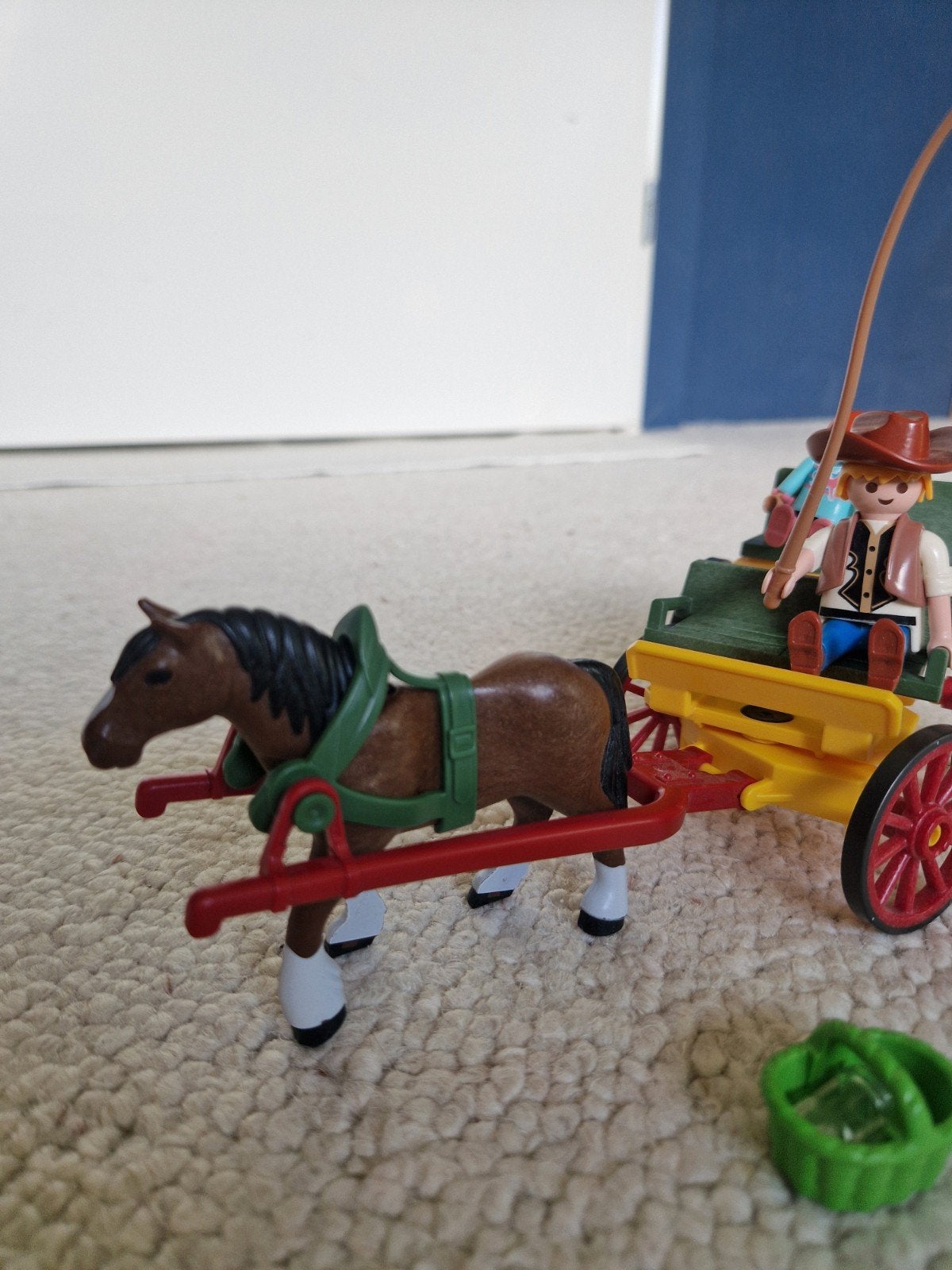 Playmobil Paard en Koets met Figuren, Kinderen en Baby's, Speelgoed | Playmobil, Ophalen, Gebruikt, Losse onderdelen, Voertuig