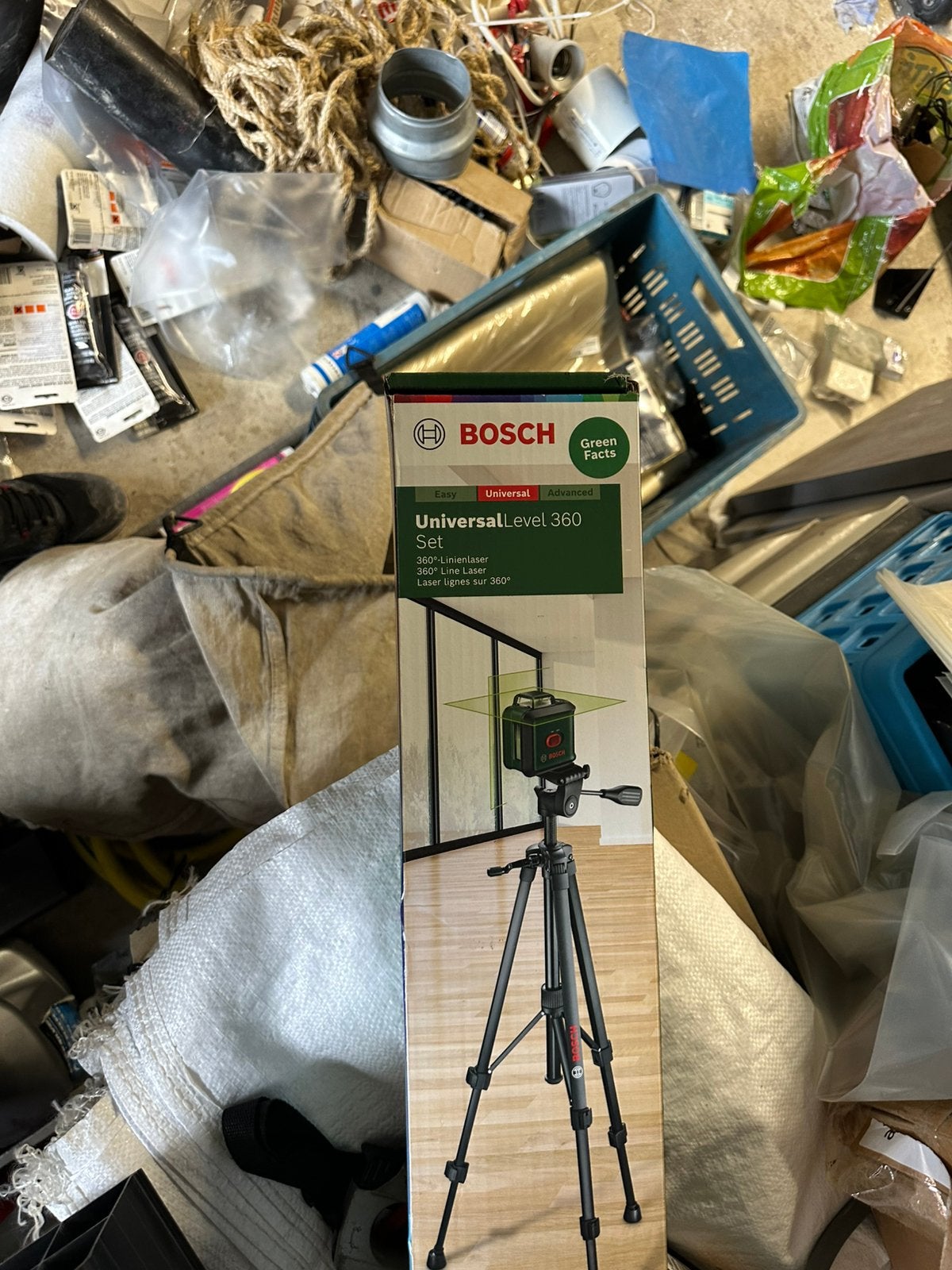 Bosch laser + standaard, Ophalen of Verzenden, Zo goed als nieuw, Dobber of Lood