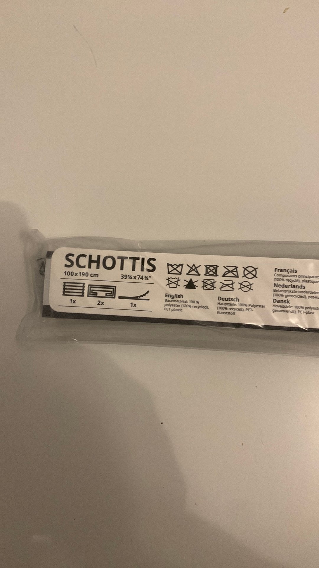Te koop schottis plisse gordijn van ikea, Ophalen, Nieuw