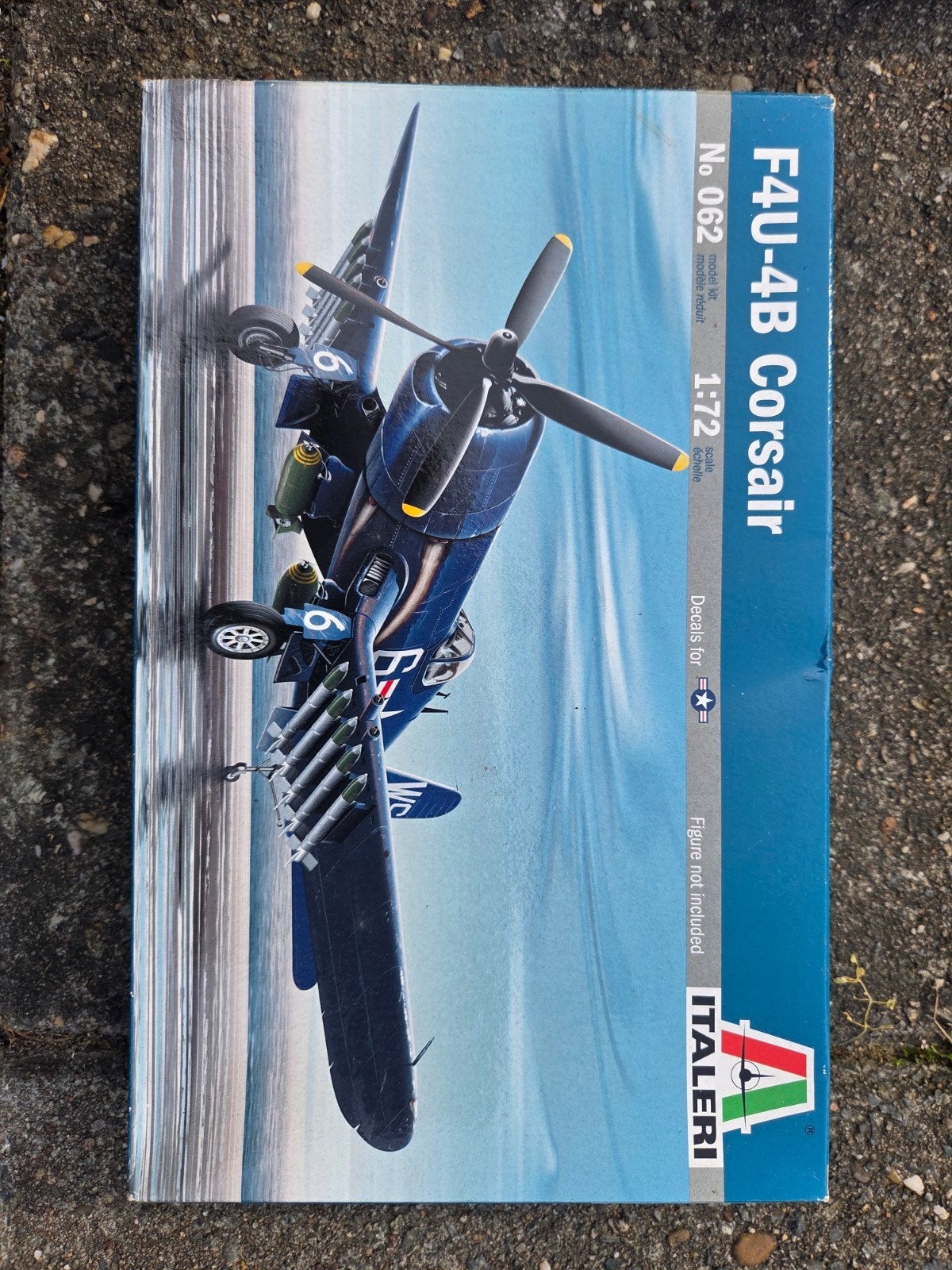 Italeri F4U-4B Corsair Modelbouw Vliegtuig 1:72, 1:72 tot 1:144, Italeri, Ophalen of Verzenden, Zo goed als nieuw