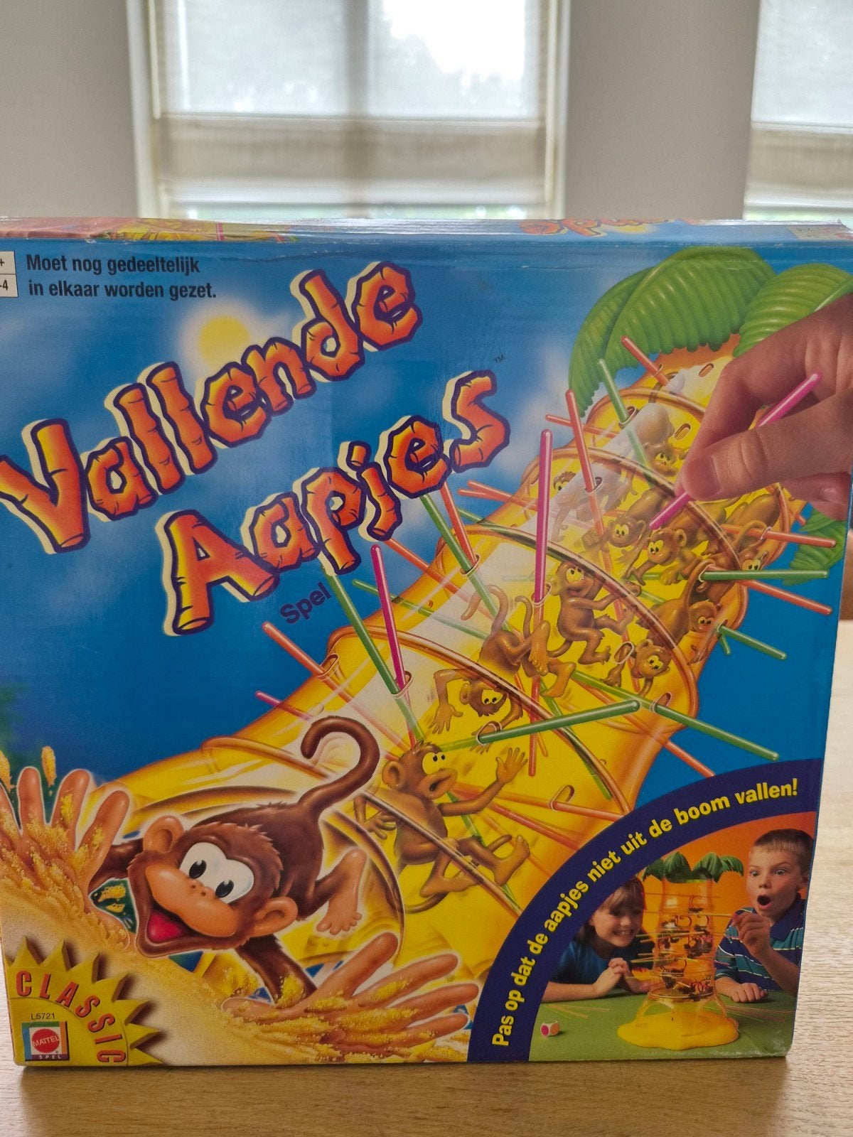 Vallende Aapjes - Leuk familiespel, Drie of vier spelers, Ophalen of Verzenden, Gebruikt