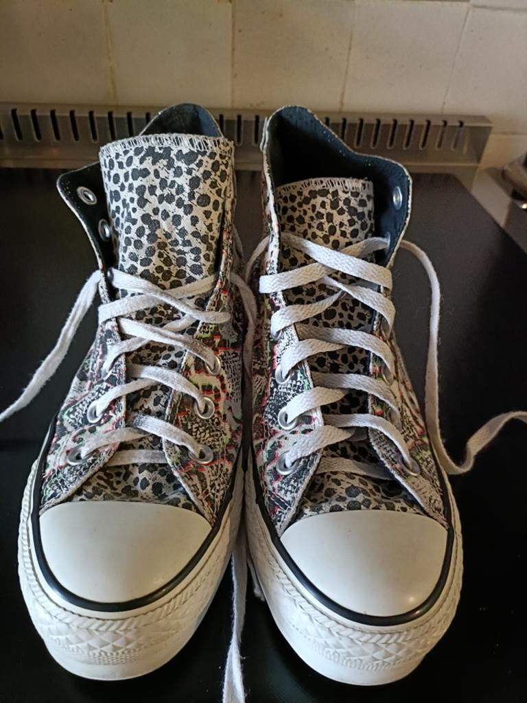 All star converse high maat 38, Kleding | Dames, Schoenen, Ophalen of Verzenden, Zo goed als nieuw, Sneakers of Gympen