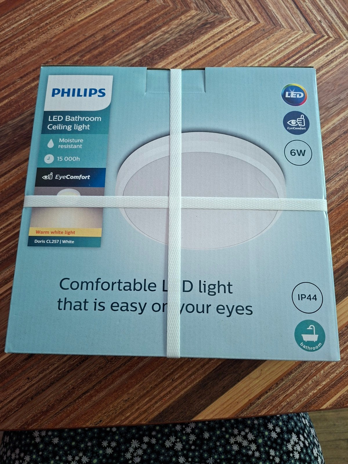 Badkamer lamp LED Philips, wit, Doris CL257, Philips, Led-lamp, Nieuw, Overige fittingen