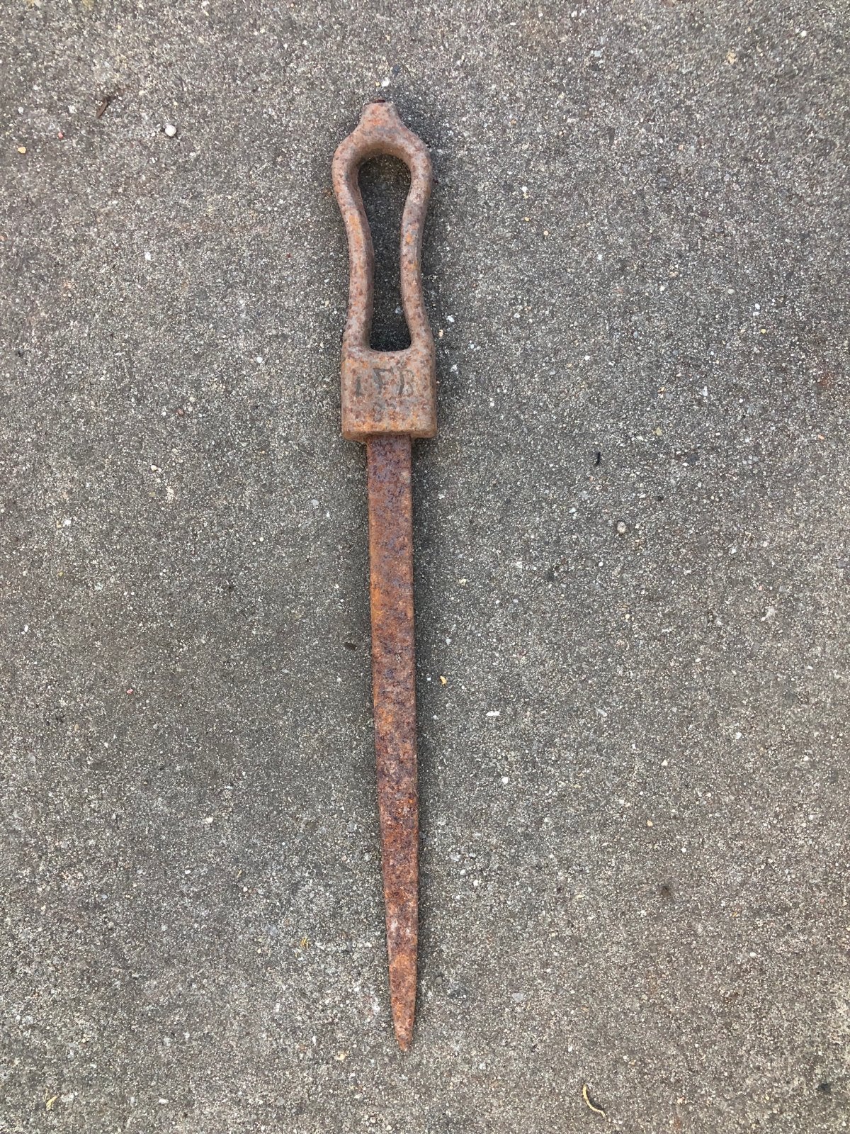 Antieke gietijzeren kachelpook / fornuisplaatlifter, Ophalen of Verzenden