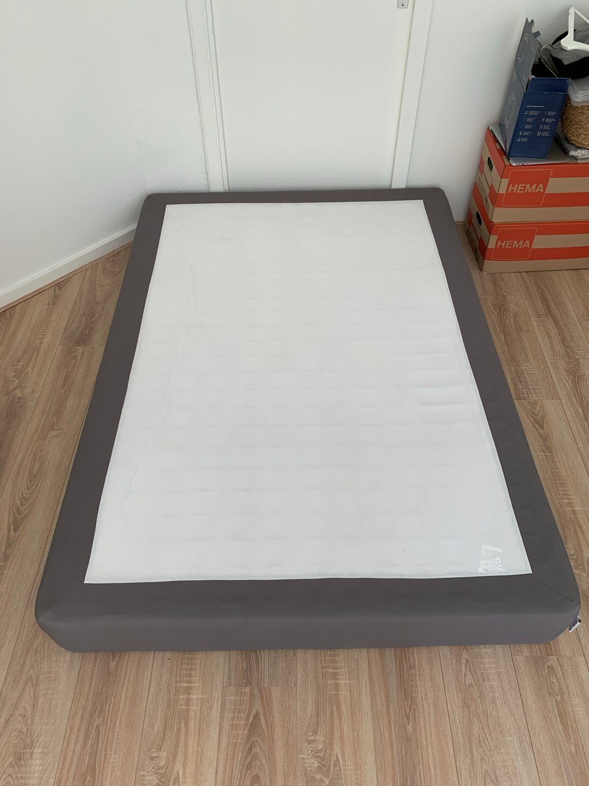 IKEA ENGERDAL boxspring 140cm met SULTAN poten, Ophalen, Gebruikt, Tweepersoons, 140 cm
