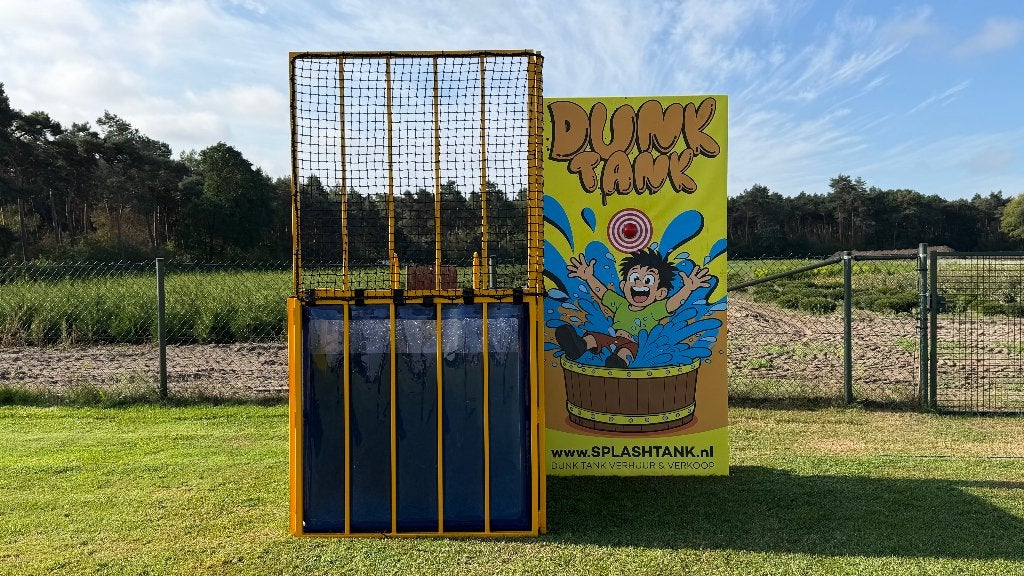 Dunk tank verhuur, Hobby en Vrije tijd, Feestartikelen | Verhuur, Ophalen, Nieuw, Overige
