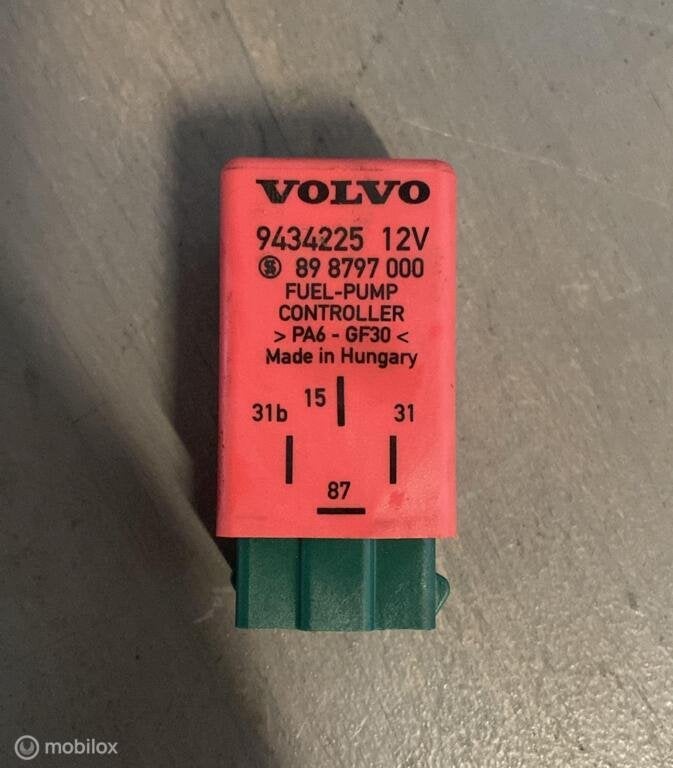 Brandstofpomp relais Volvo V70 I ('97-'00) 9434225, Auto-onderdelen, Gebruikt, Ophalen of Verzenden, Volvo, Volvo