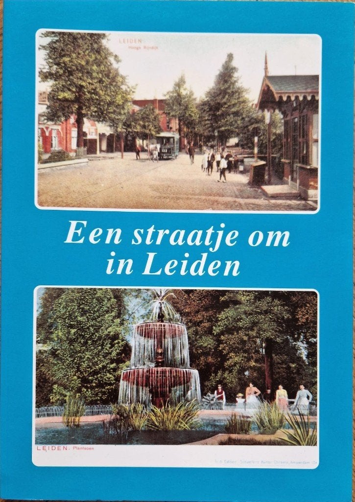 Een straatje om in Leiden ansichtkaarten, Verzamelen, Ophalen of Verzenden, 1980 tot heden, Zuid-Holland