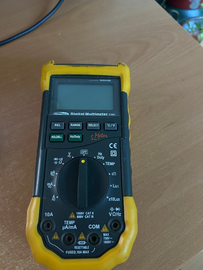 Showtec digital multimeter, 5 in 1 meter, Ophalen of Verzenden, Gebruikt, Multimeter