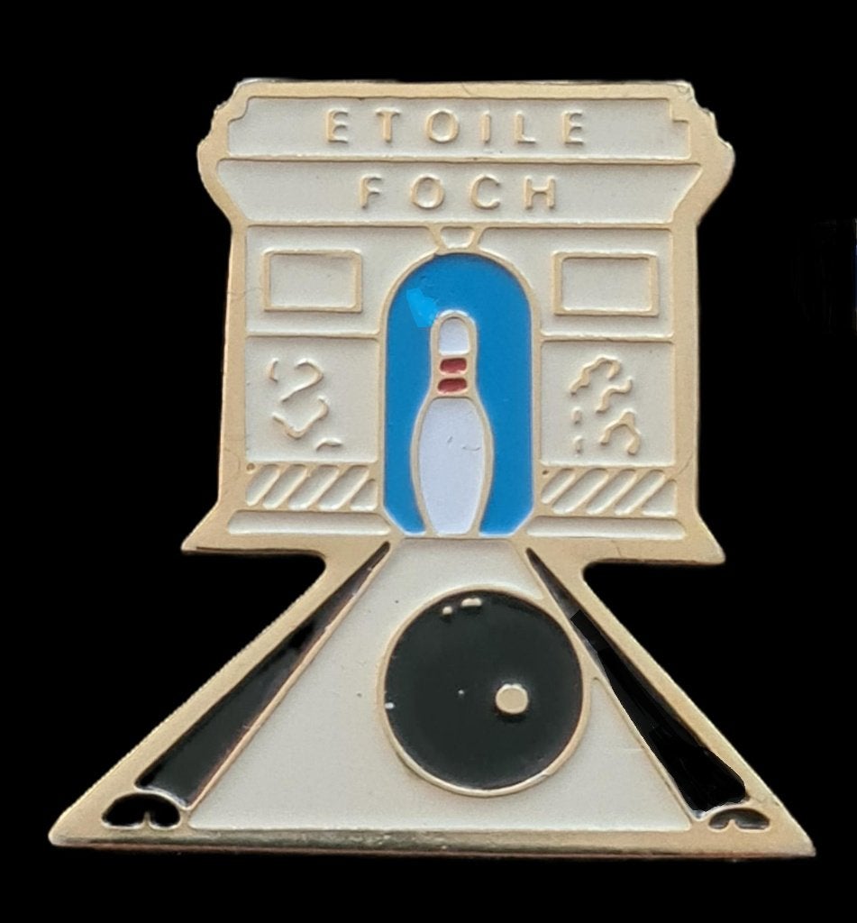 Bowling pin met Arc de Triomphe, Ophalen of Verzenden, Nieuw, Sport, Speldje of Pin