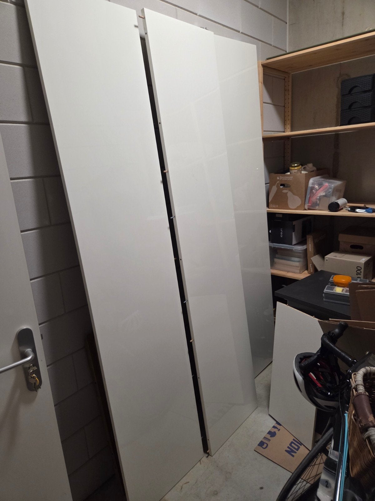 IKEA PAX Schuifdeuren hoogglans wit GRATIS, Huis en Inrichting, Kasten | Kledingkasten, Ophalen of Verzenden, Zo goed als nieuw