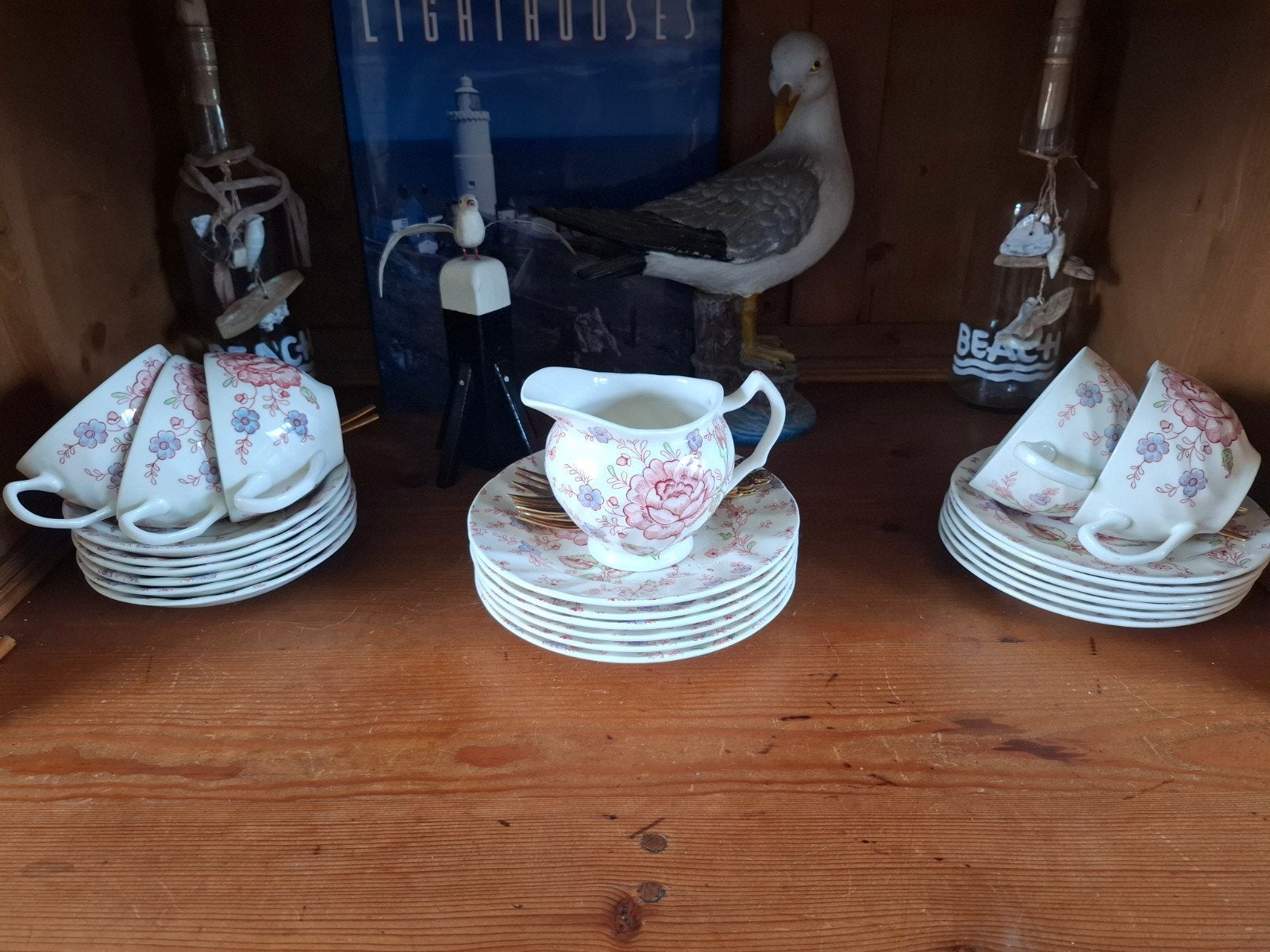 Johnson brothers servies met roos, Ophalen
