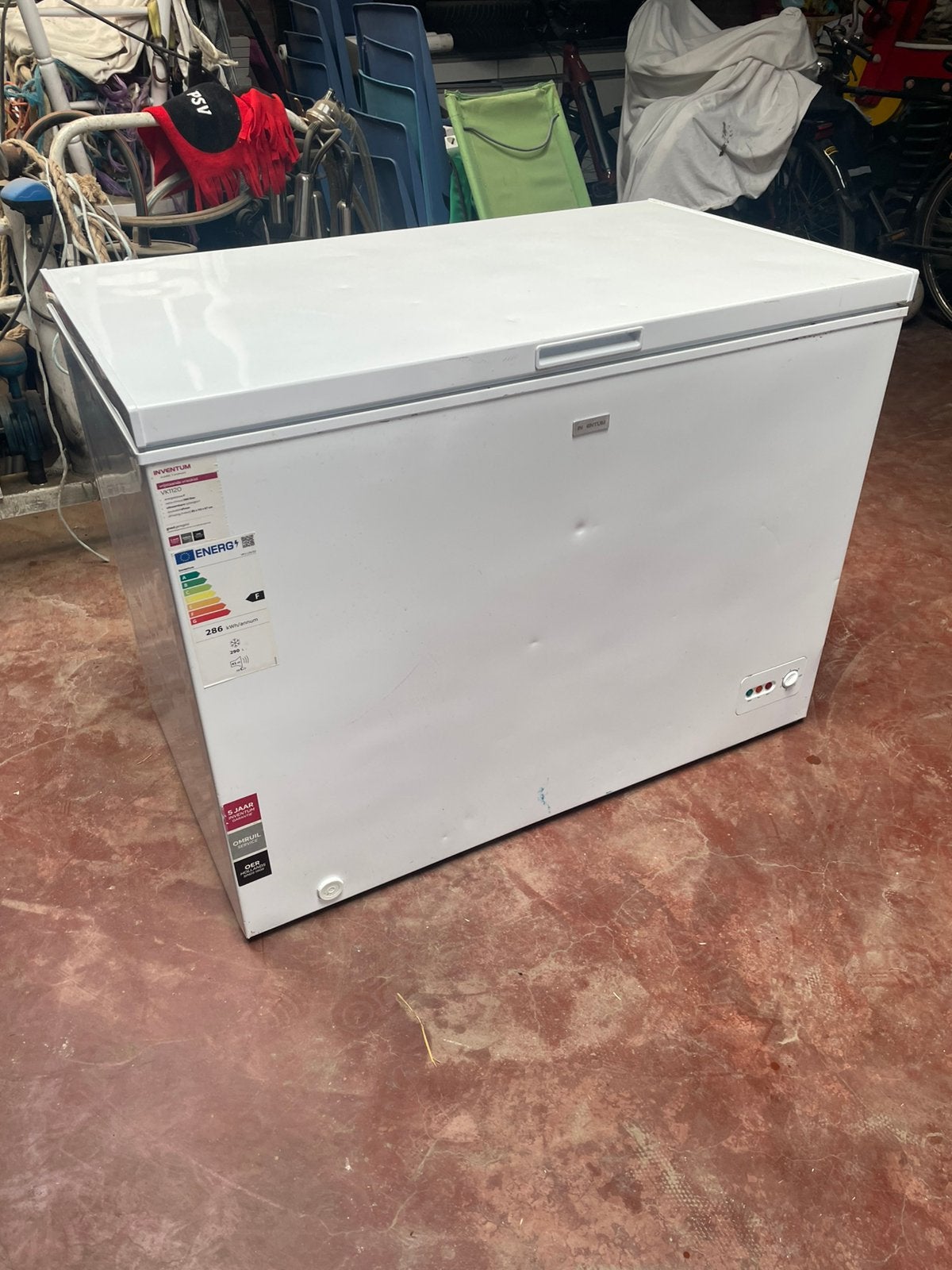 Vrieskist inventum, Vrieskist, Gebruikt, 60 tot 90 cm, Ophalen